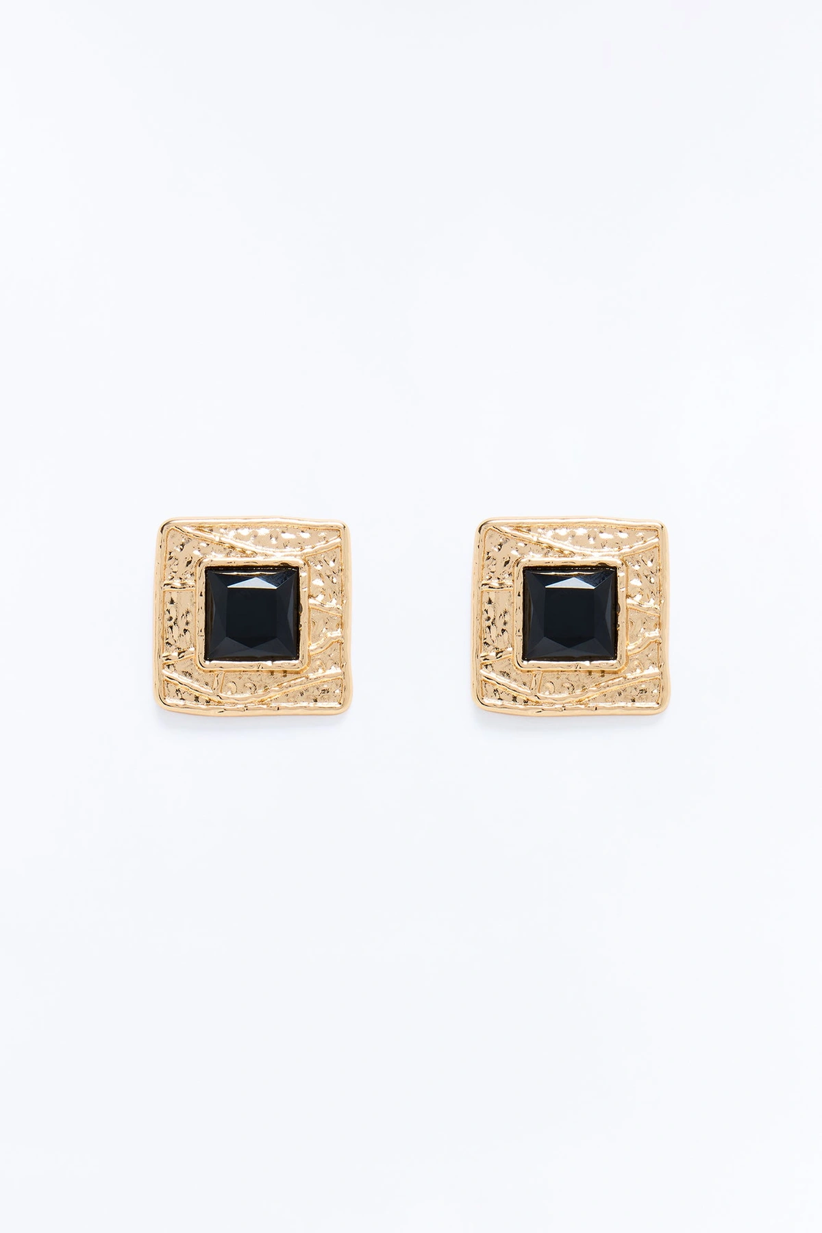 Lust And Desire Earrings - Gold/Black — Dourado/Preto