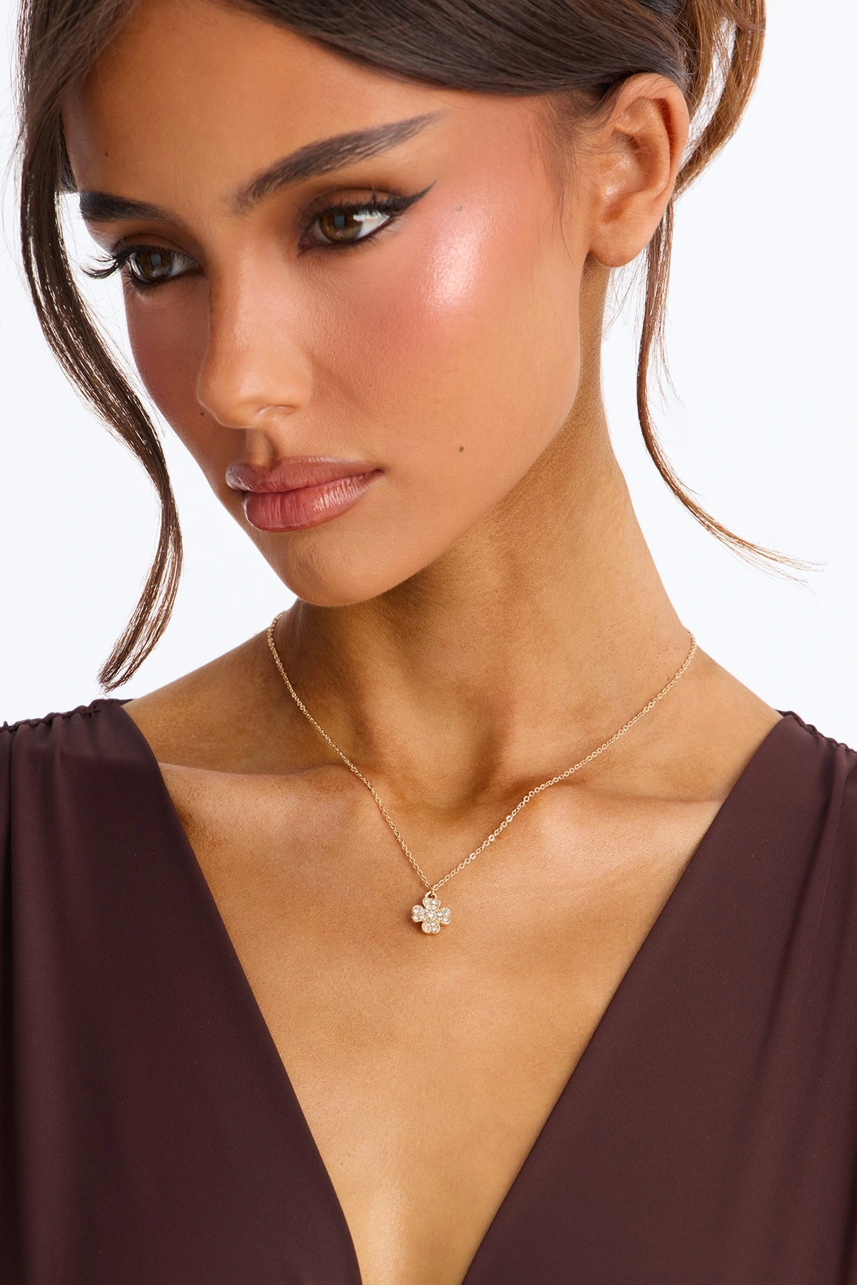 Fond Of You Necklace - Gold — Dourado