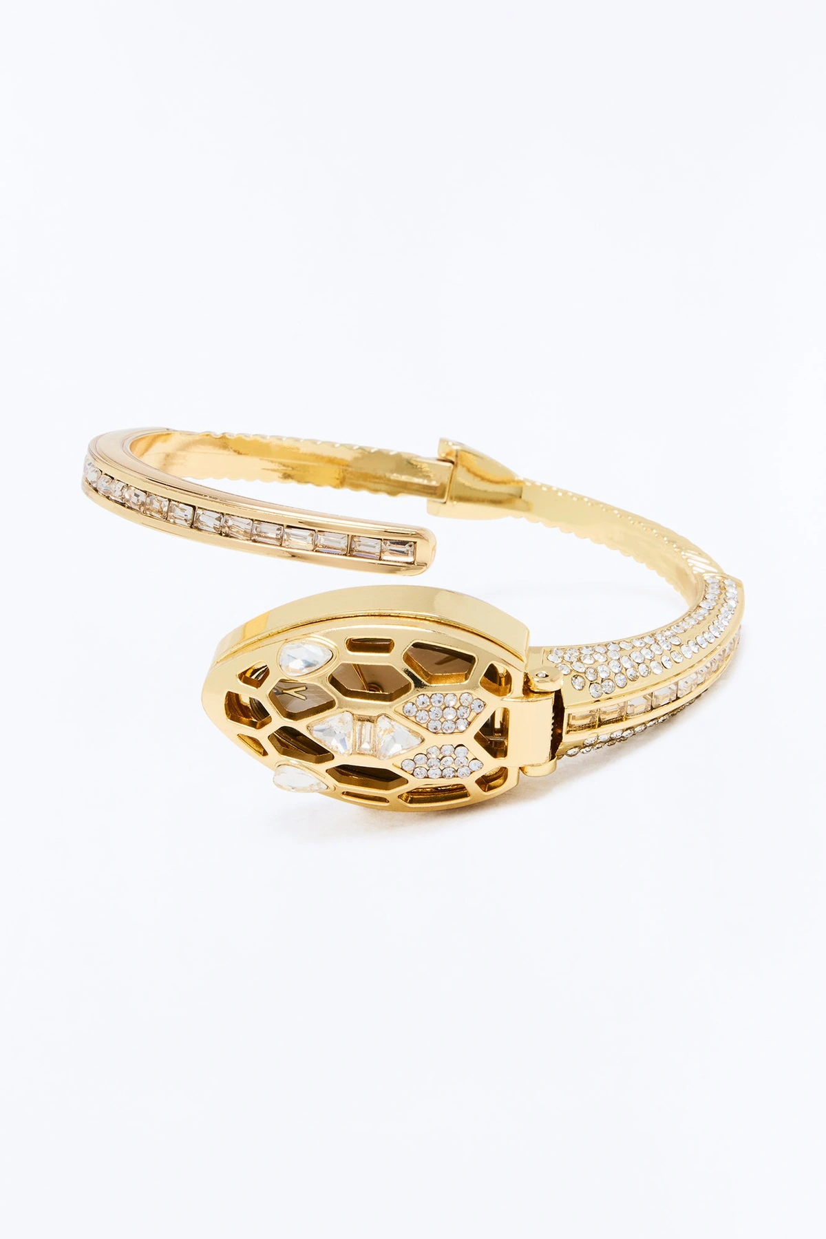 Never Rushed Snake Watch - Gold — Dourado