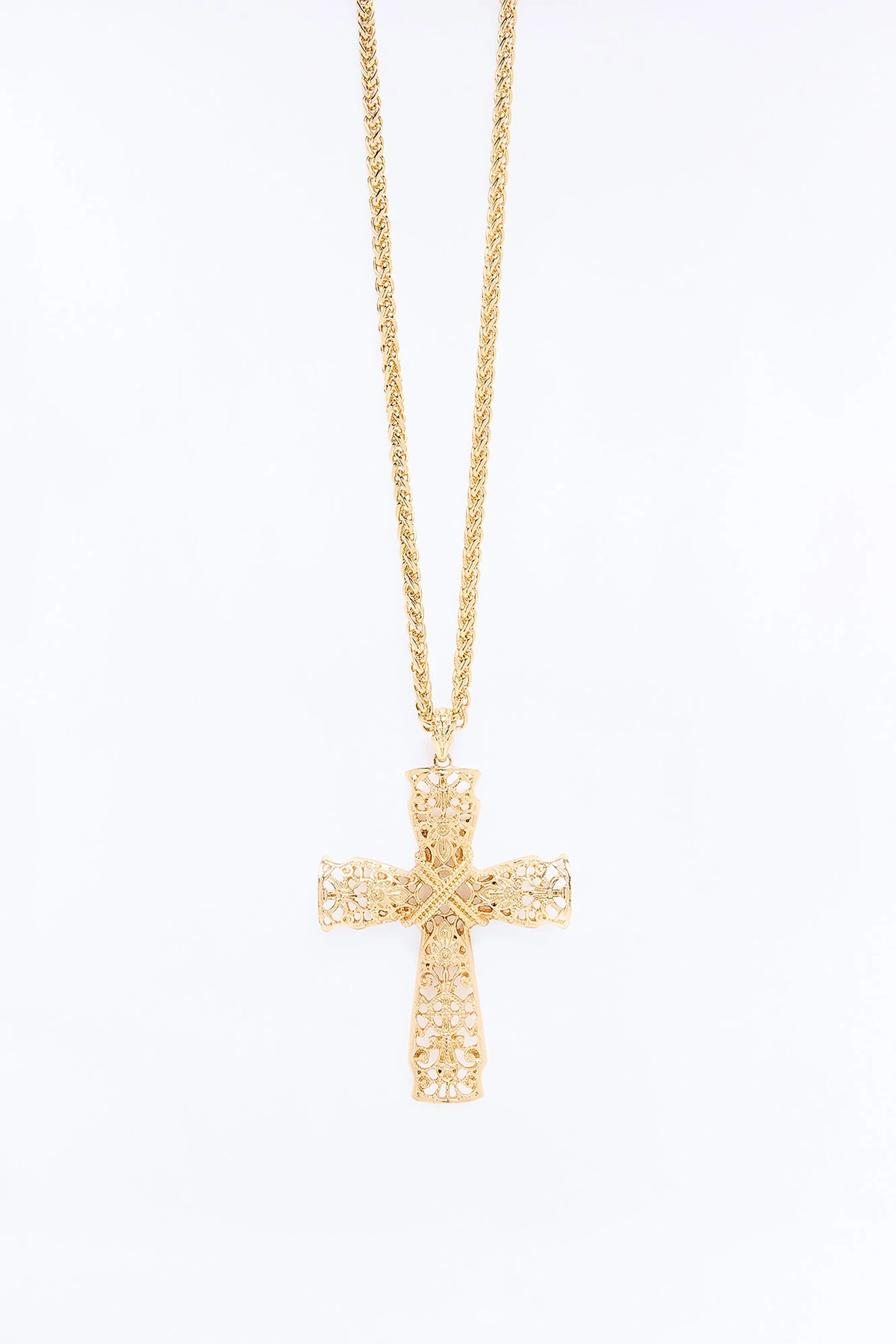 Staying Positive Necklace - Gold — Dourado