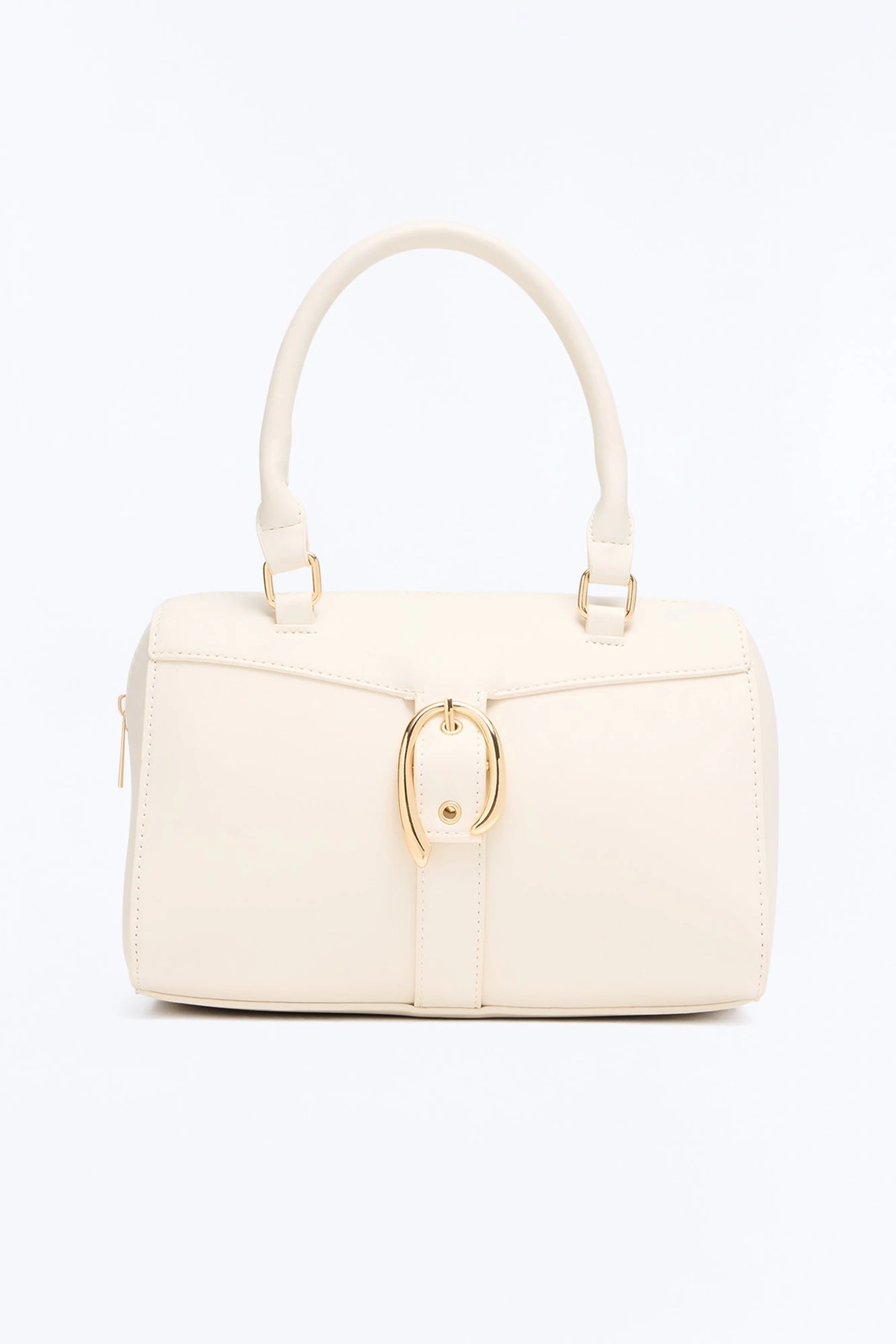 On My Good Side Faux Leather Handbag - Ivory — Marfim