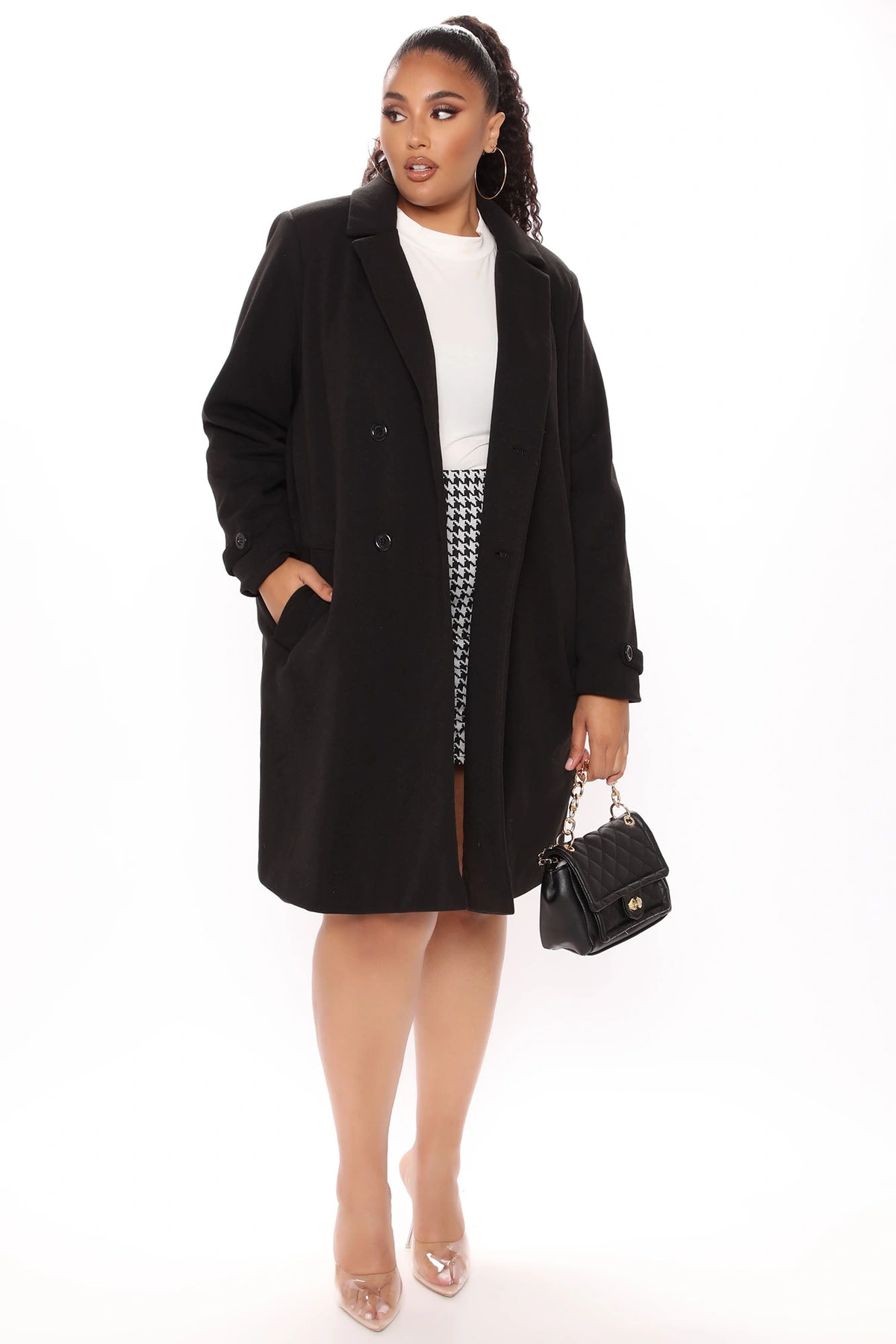 All Business Baby Coat - Black — Preto