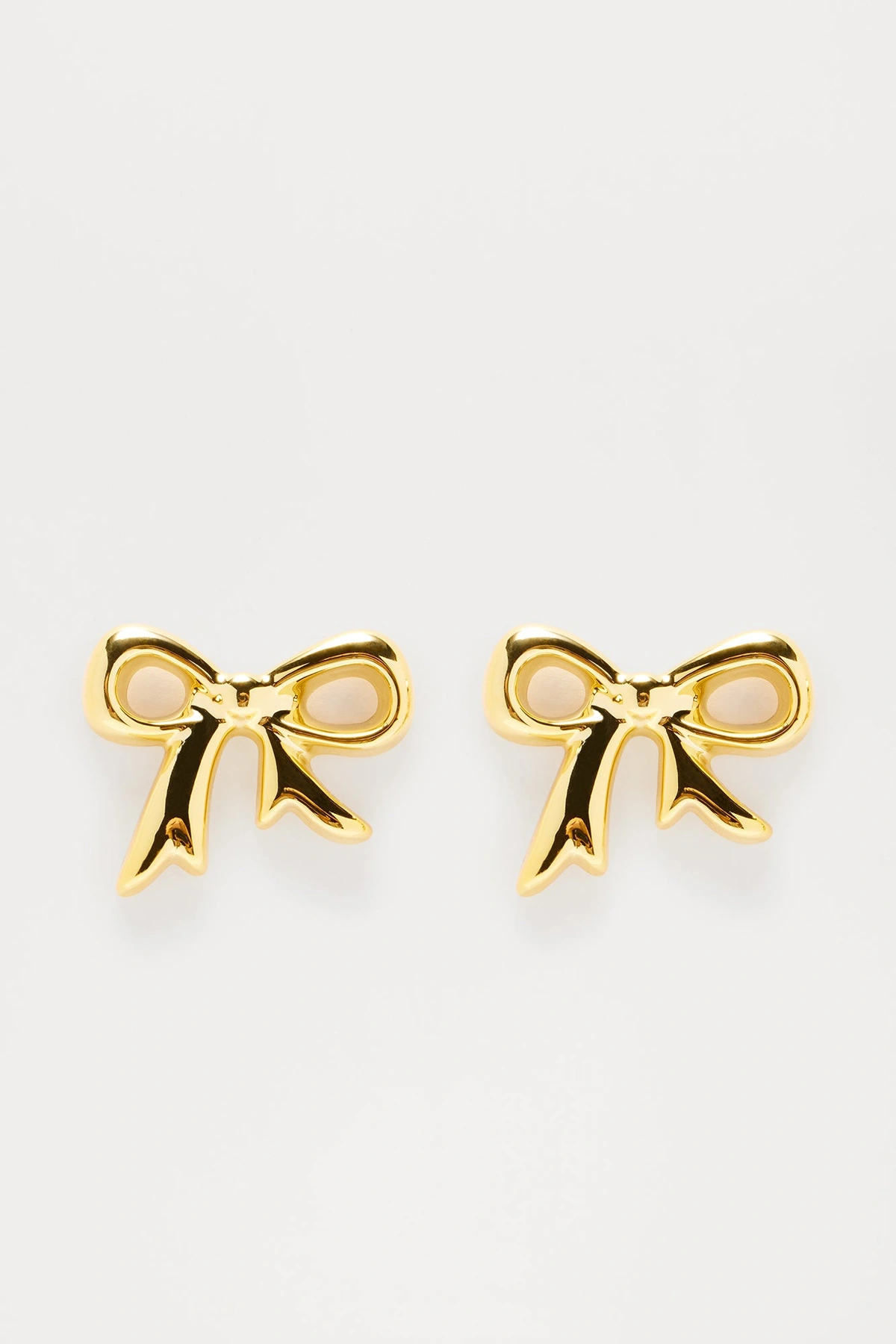 Bowtiful Moments Captured Earrings - Gold — Dourado