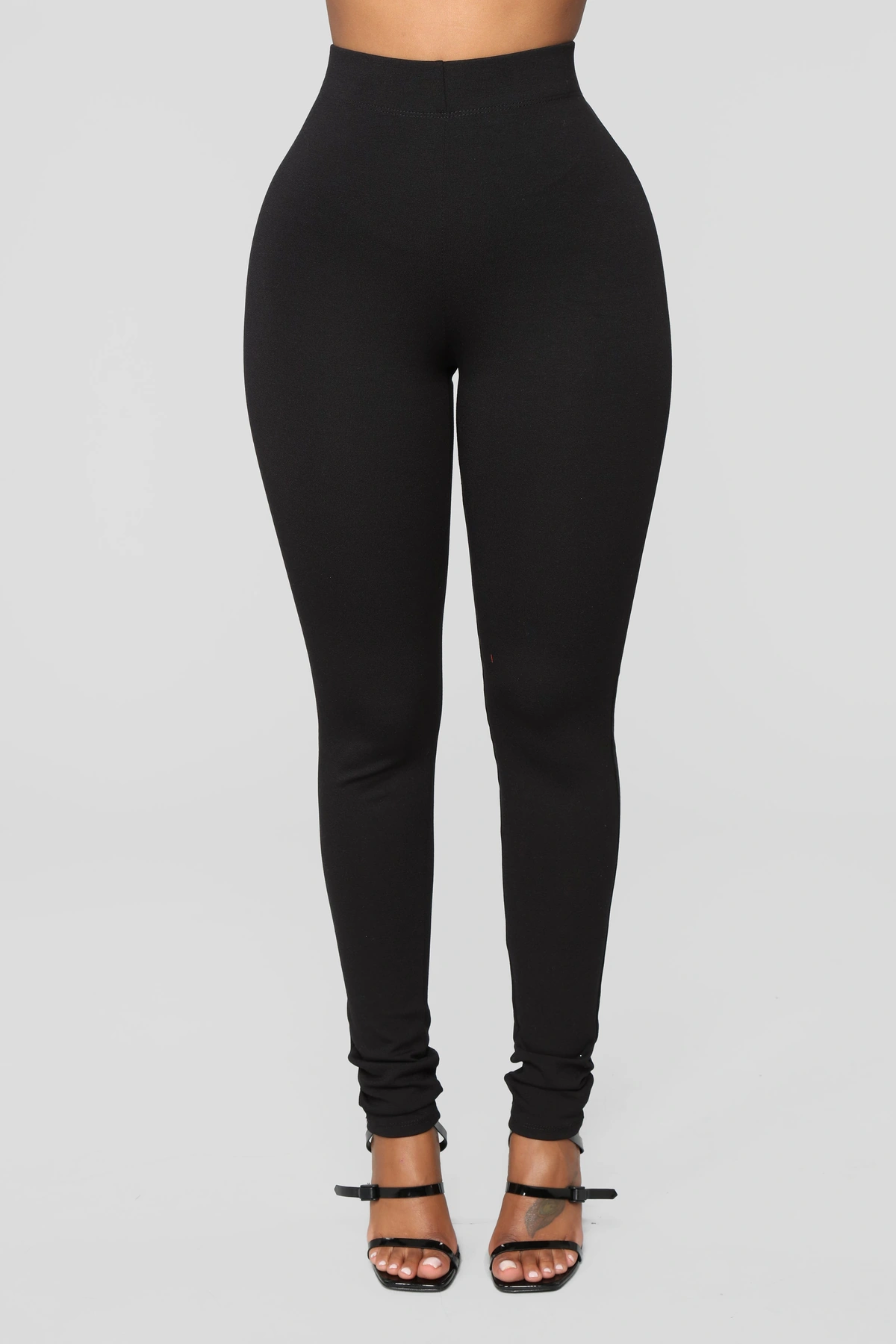 Almost Everyday Ponte Leggings - Black — Preto