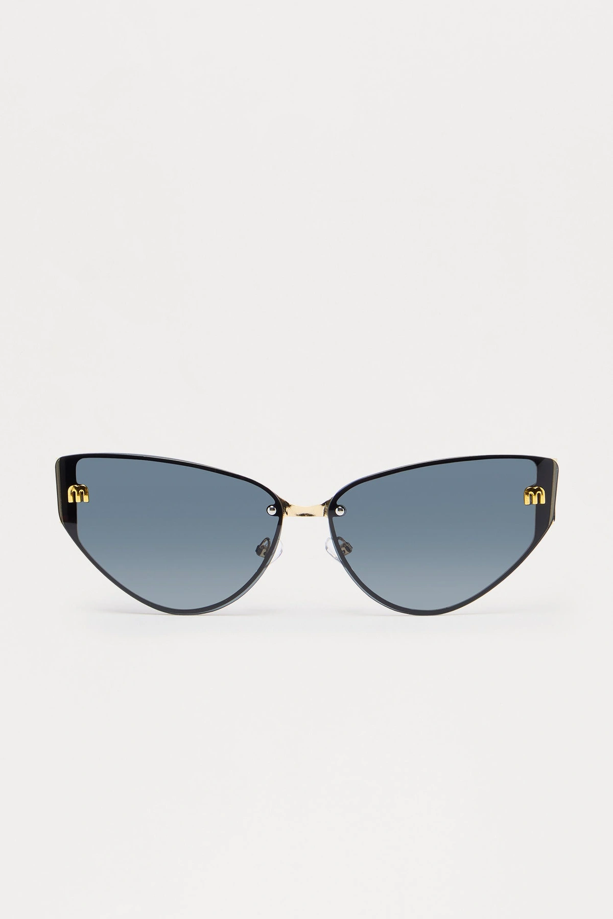 Moped Drive Cat Eye Sunglasses - Black — Preto