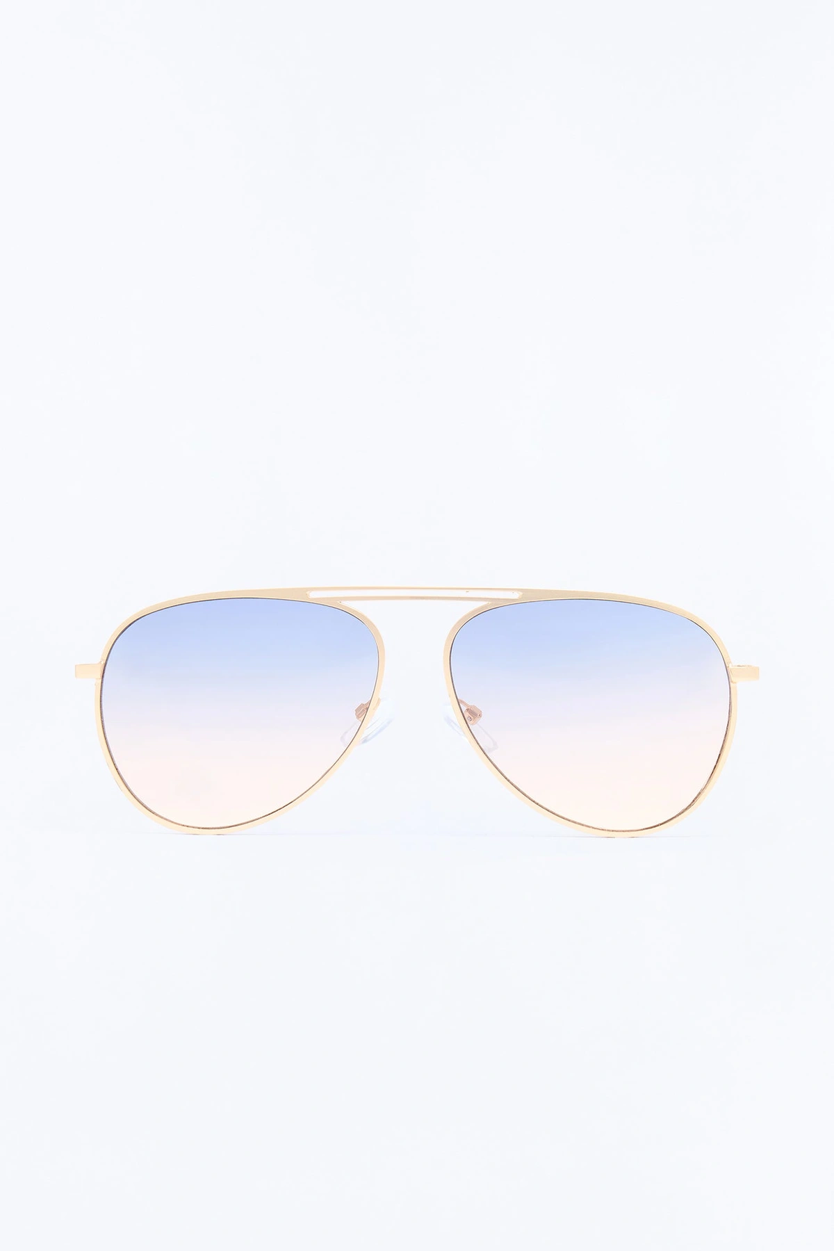 Off Golden Street Sunglasses - Gold/Blue — Dourado/Azul