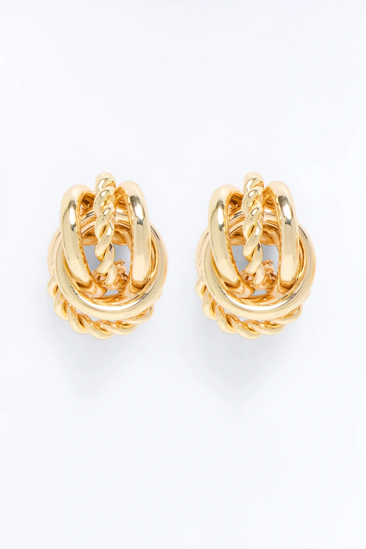 Better Late Than Never Stud Earrings - Gold — Dourado
