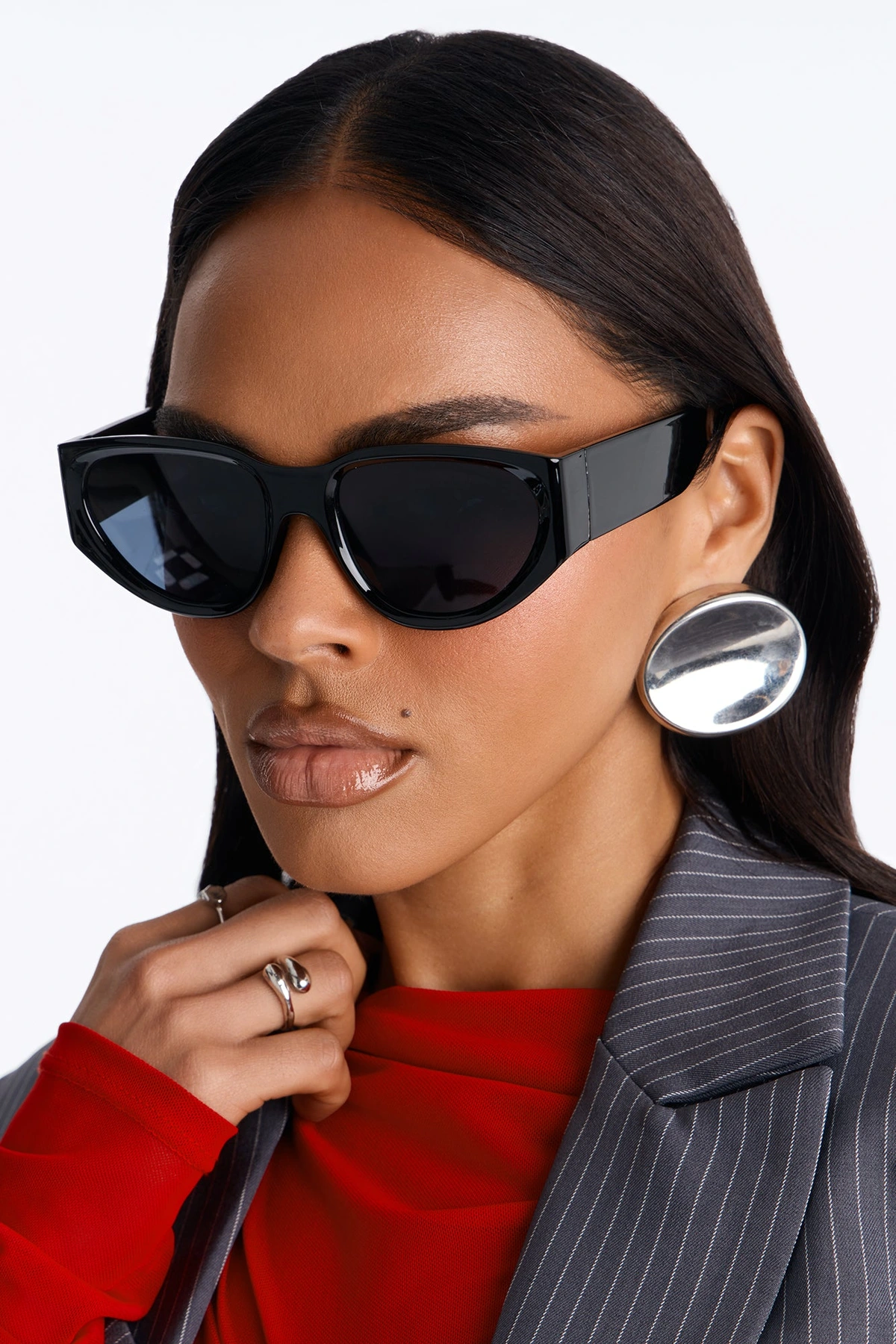 Roman Race Sunglasses - Black — Preto