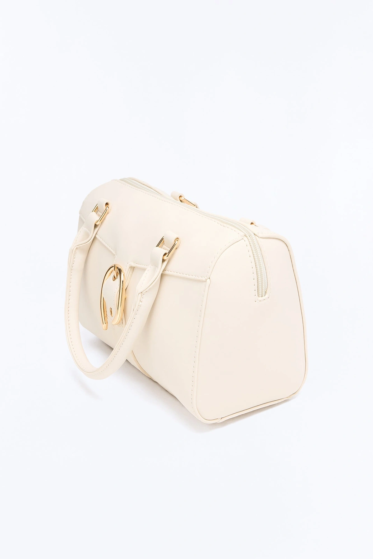 On My Good Side Faux Leather Handbag - Ivory — Marfim