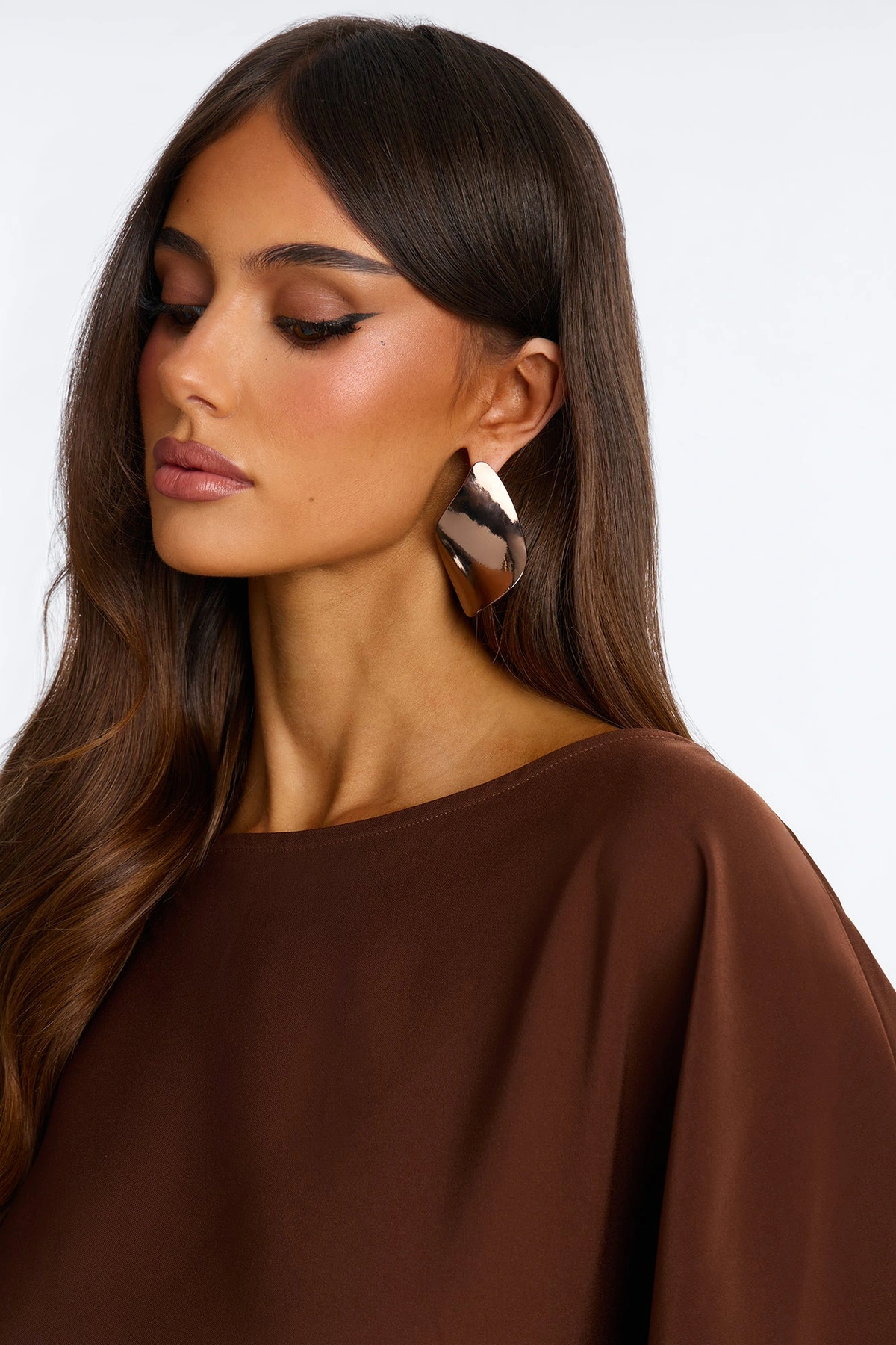 Eclipse Drop Earrings - Rose Gold — Rose Dourado