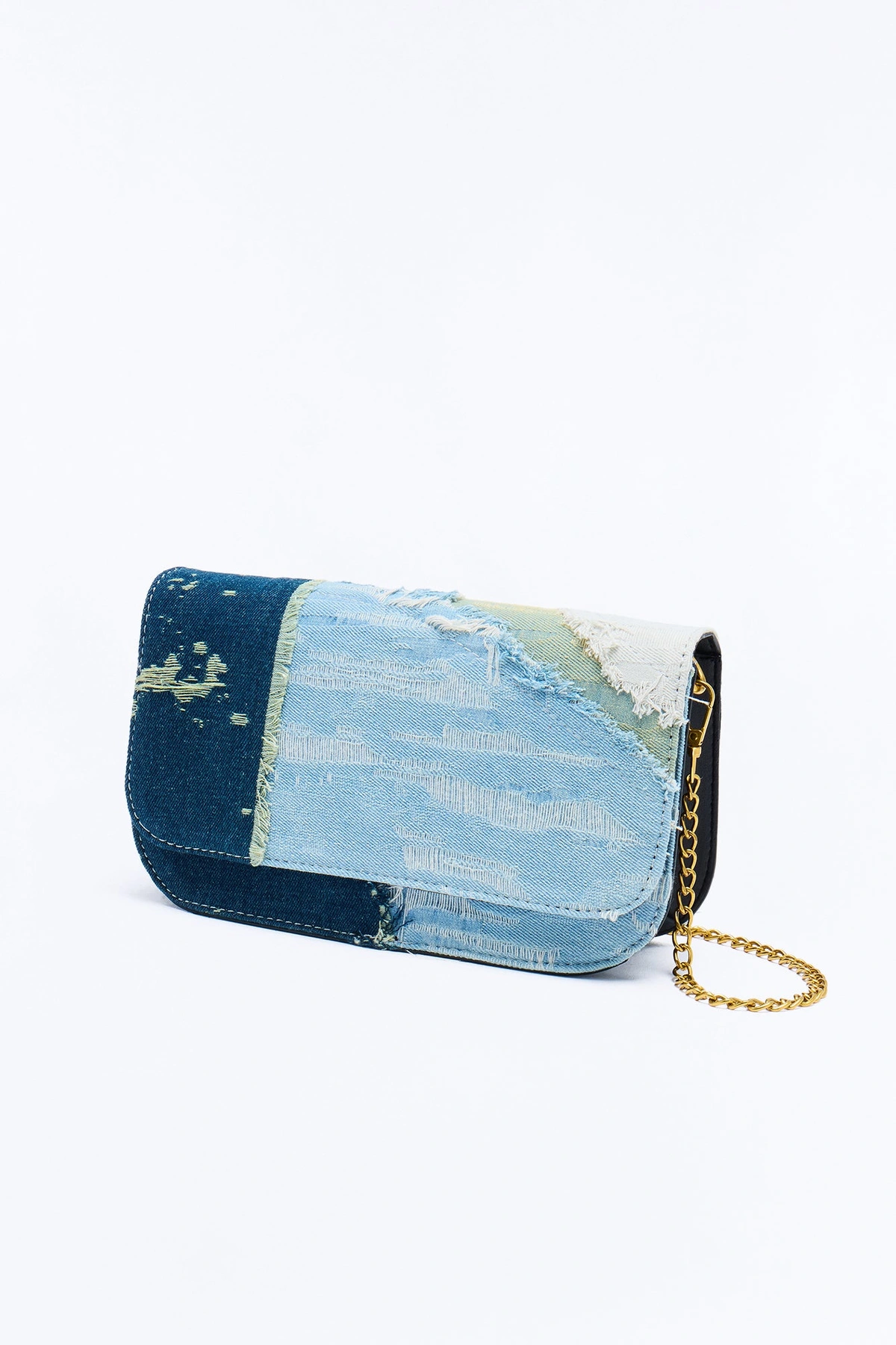 Always Pretty Never Stressed Shoulder Handbag - Medium Wash — Ganga de lavagem média