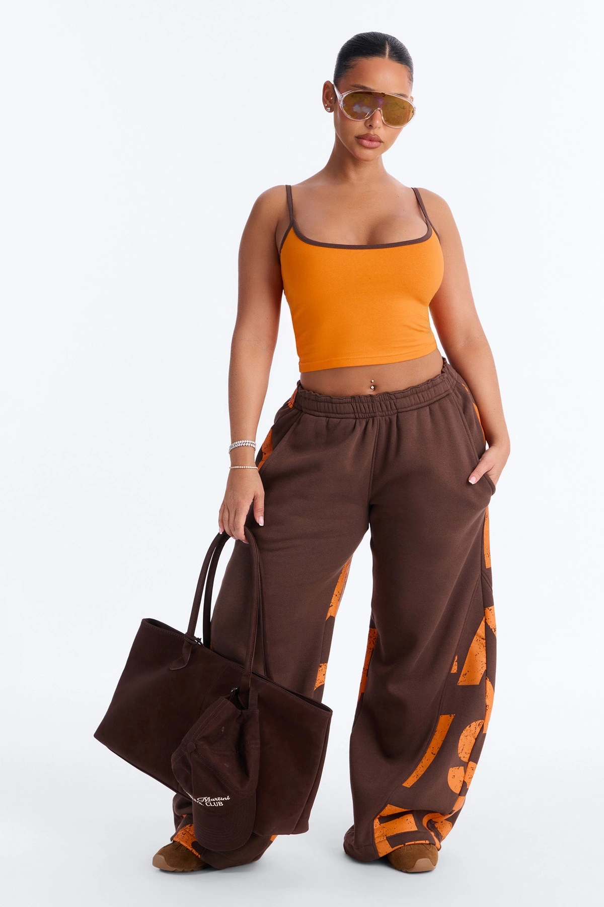 Savage Mode Fleece Pant Set - Orange/combo — Laranja/combinação