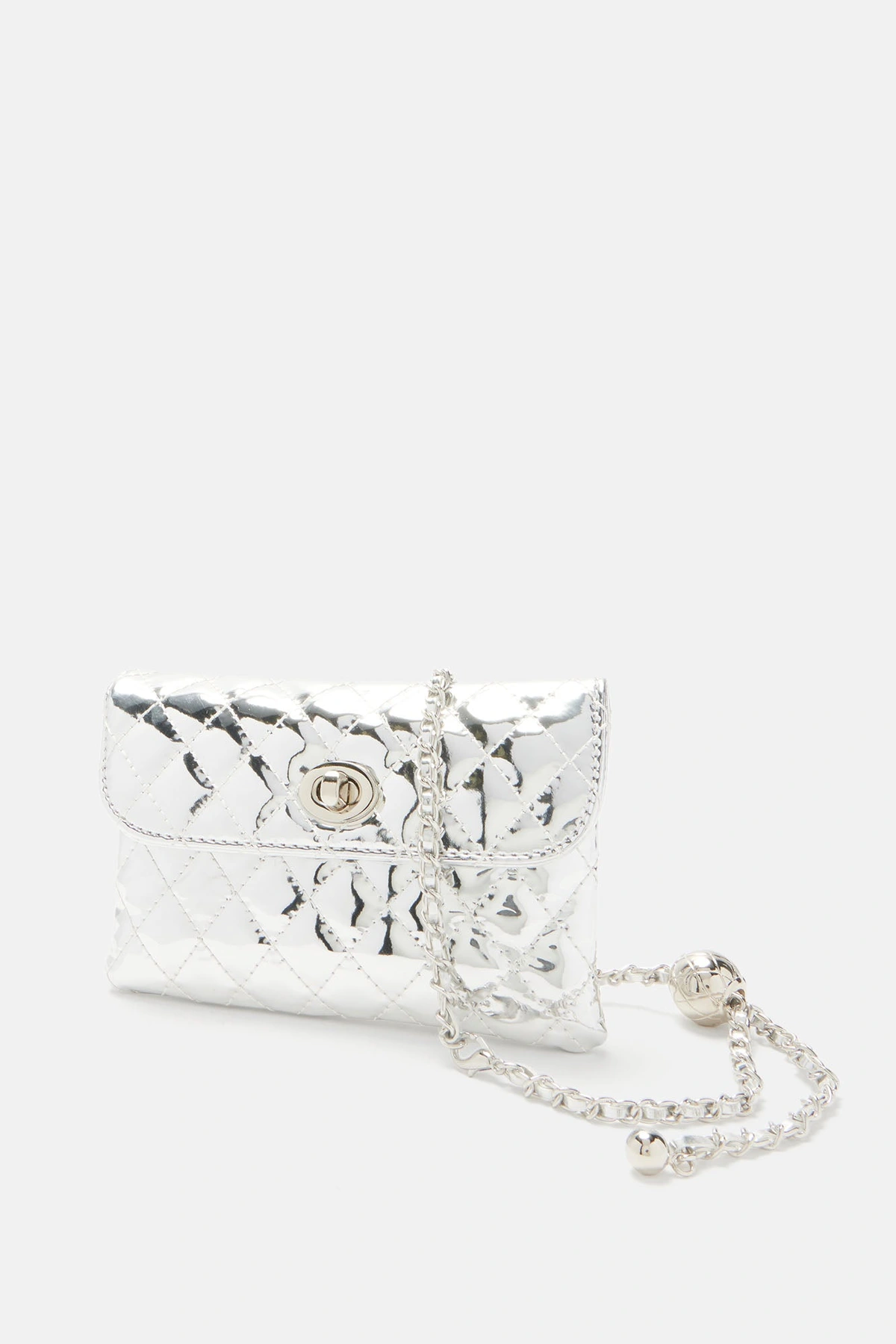 Never A Basic Gal Belt Bag - Silver — Prateado