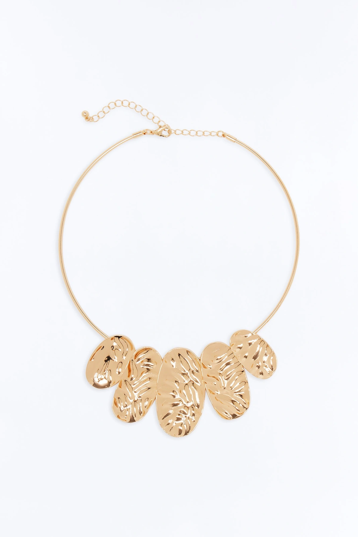 Paradise Shield Hardware Necklace - Gold — Dourado