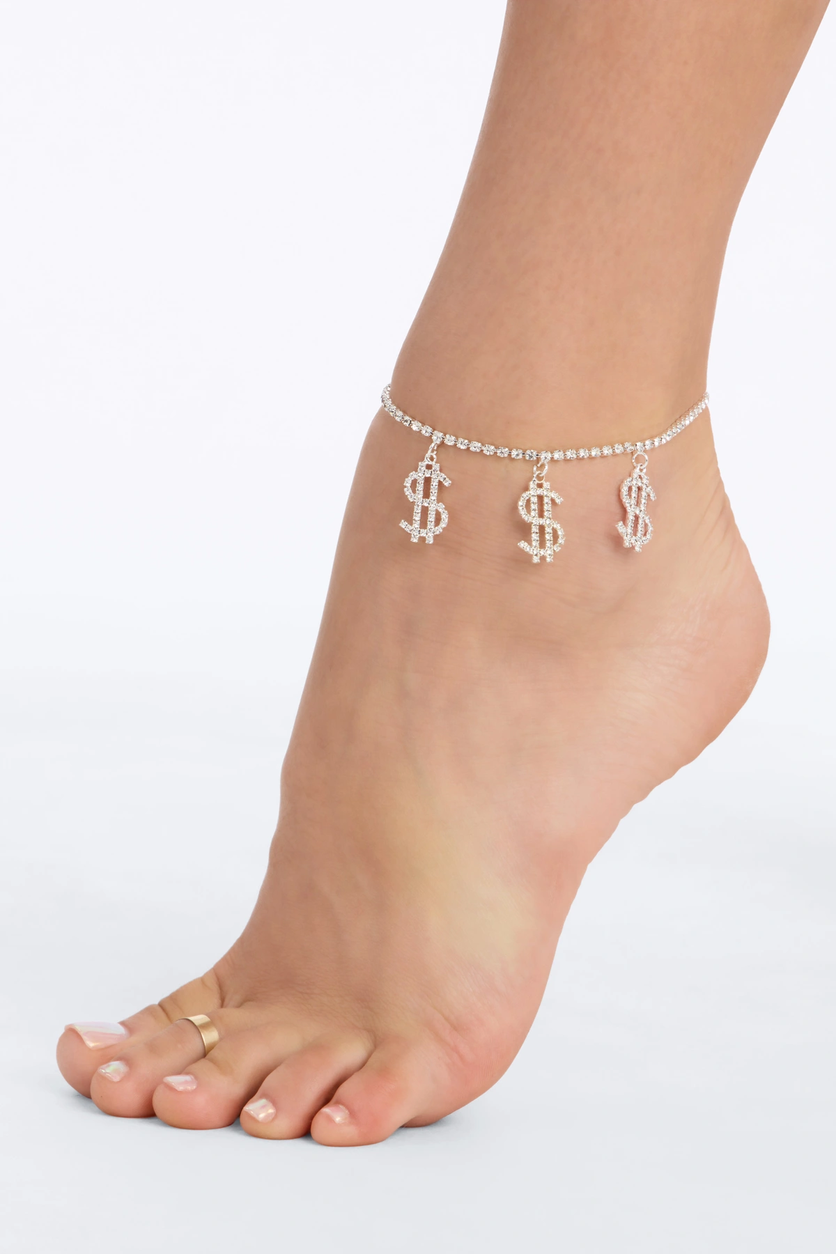 Hustling Everyday Anklet - Silver — Prateado