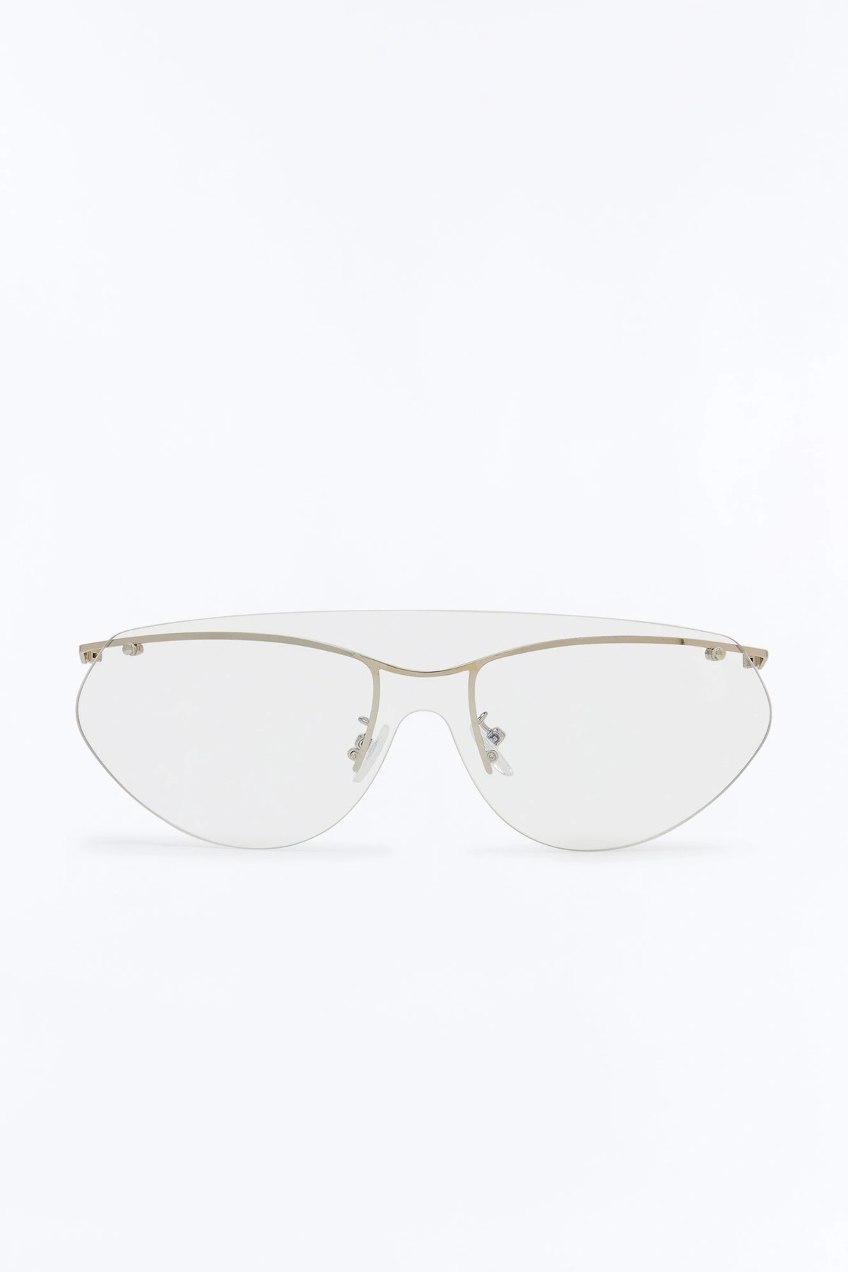 Coastline Vision Shield Sunglasses - Clear — Clear