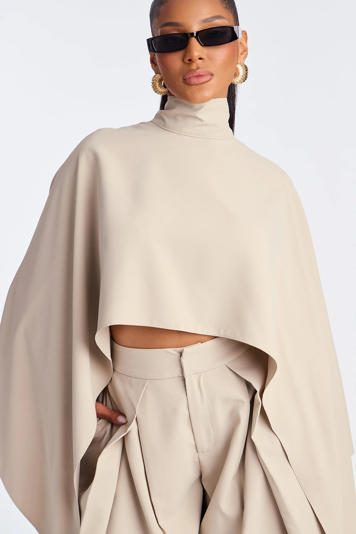 Refined Flow Pant Set - Taupe — Bege acinzentado