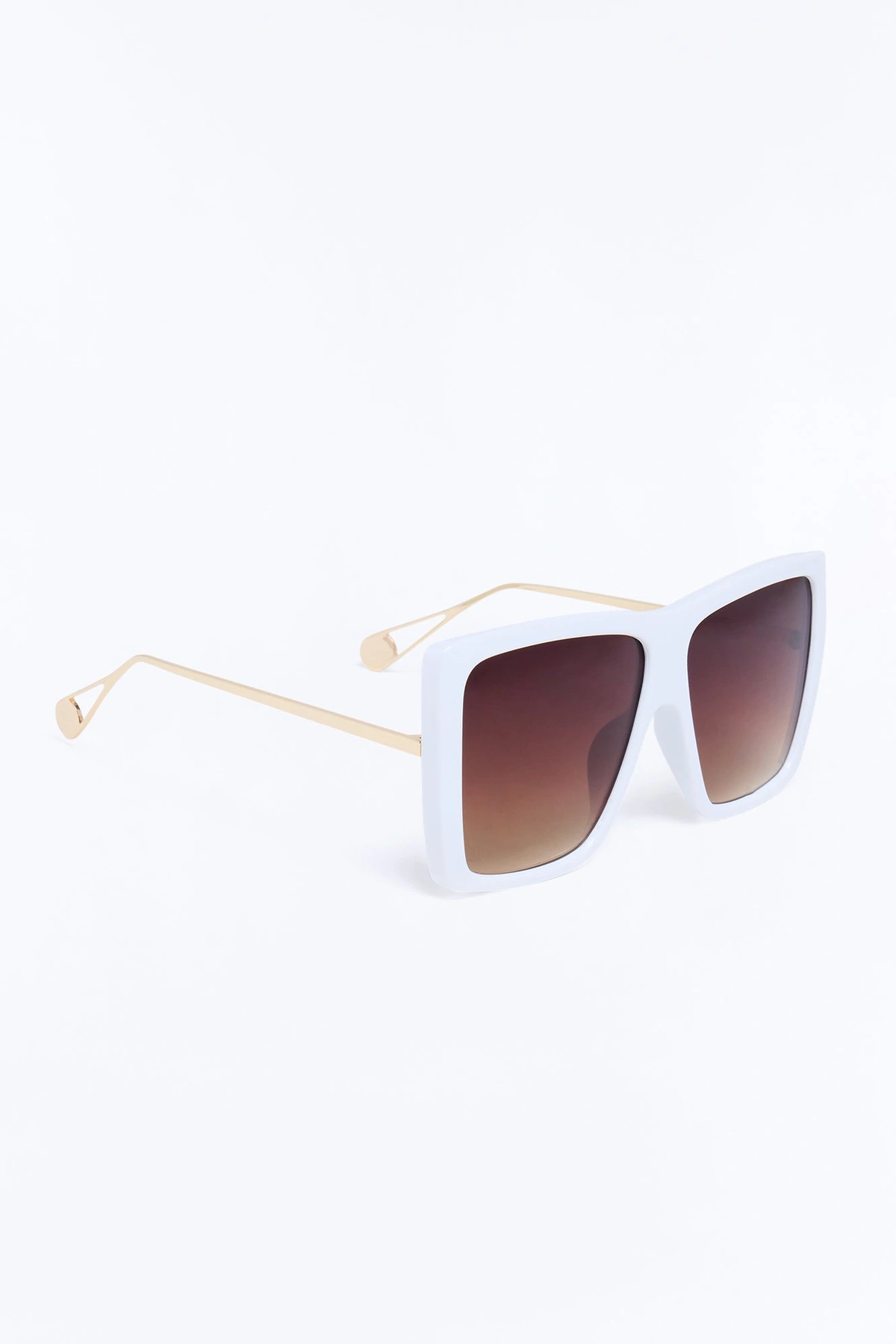 Down The Highway Sunglasses - White — Branco