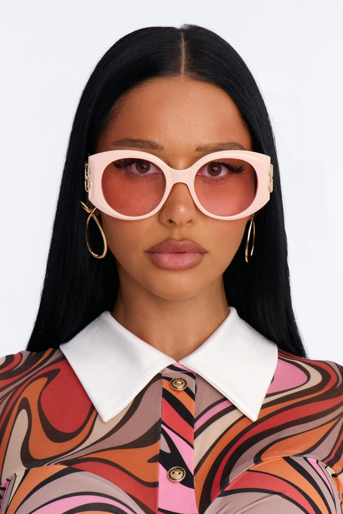 At Ease Sunglasses - Pink — Rosa