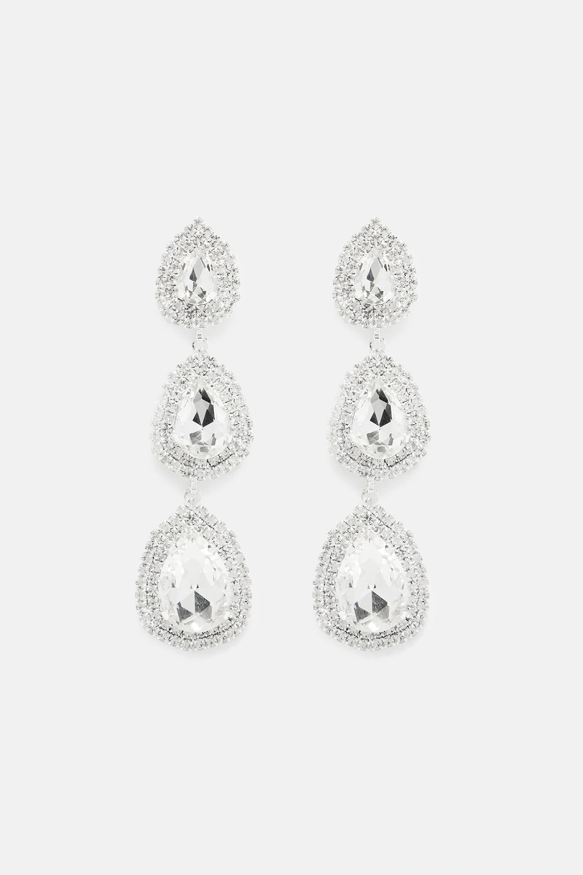 Give Me A Call Earrings - Silver — Prateado