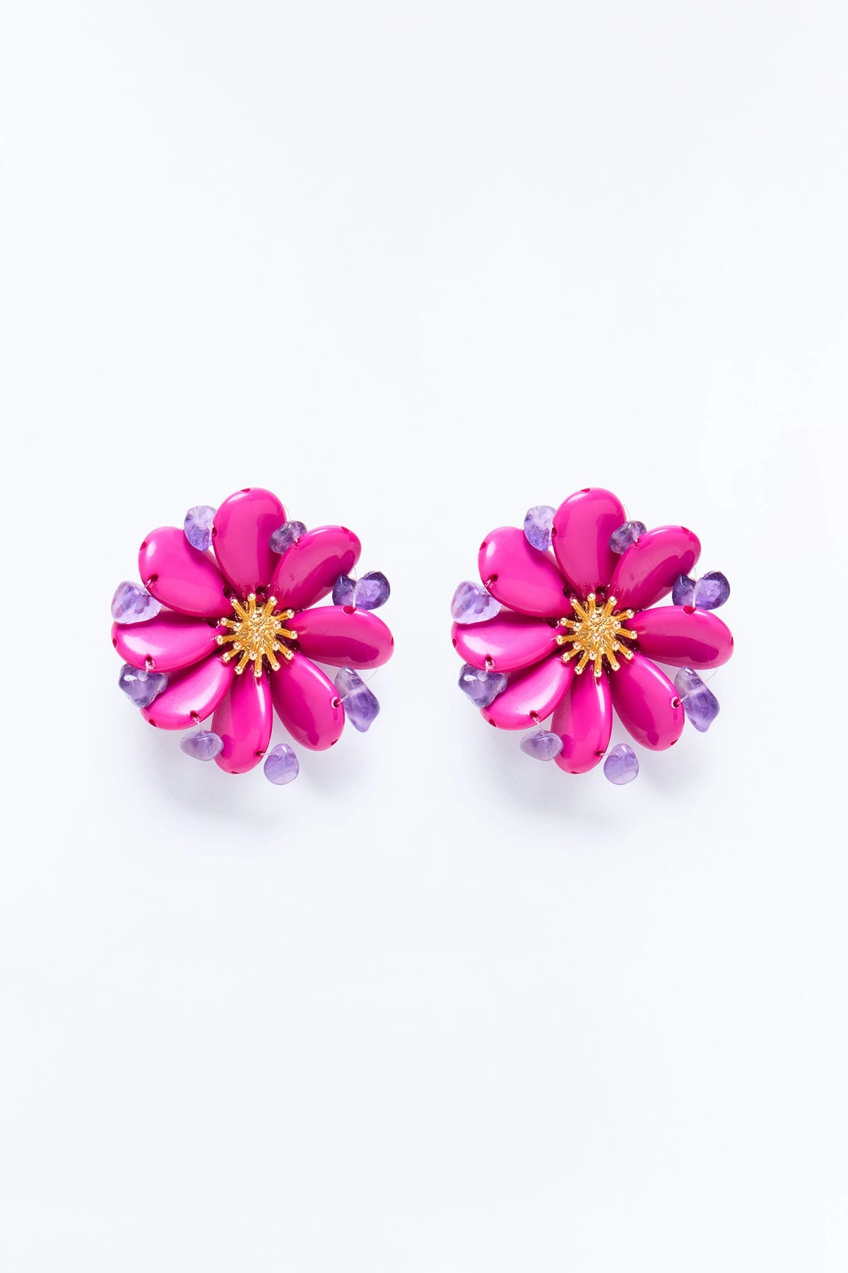 Loved By You Earrings - Purple/combo — Roxo/combinação