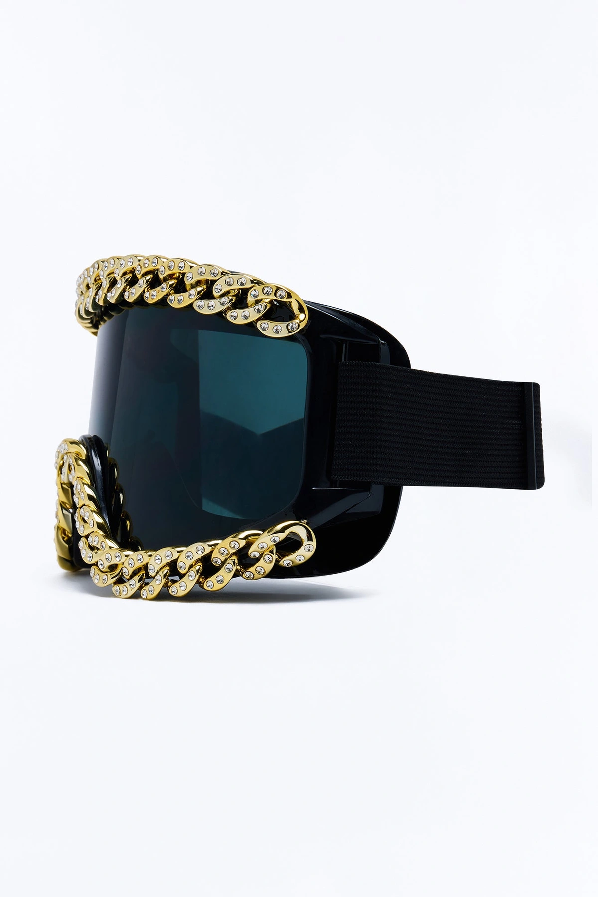 Bass Head Goggles - Gold/Black — Dourado/Preto