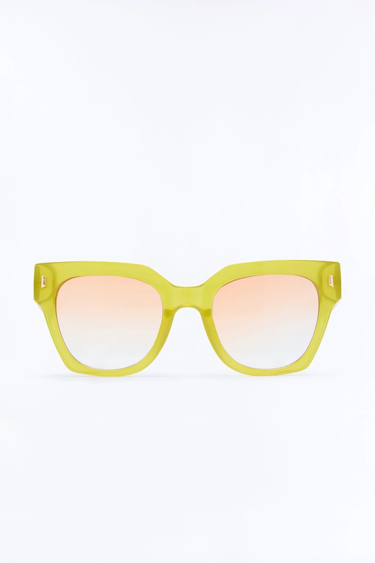 Palm Coast Wave Sunglasses - Chartreuse — Chartreuse