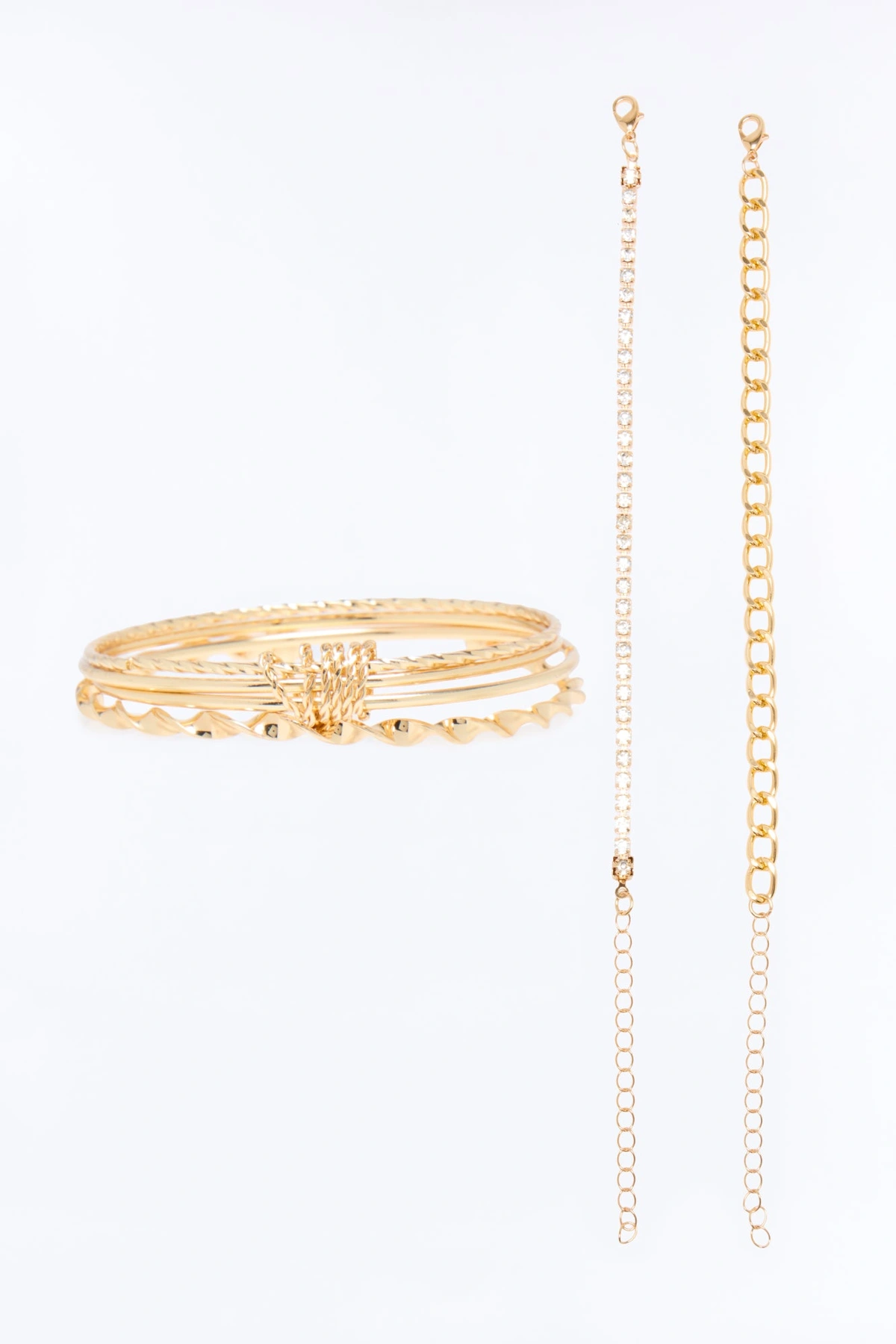 Everyday Links 4 Piece Bracelet Set - Gold — Dourado
