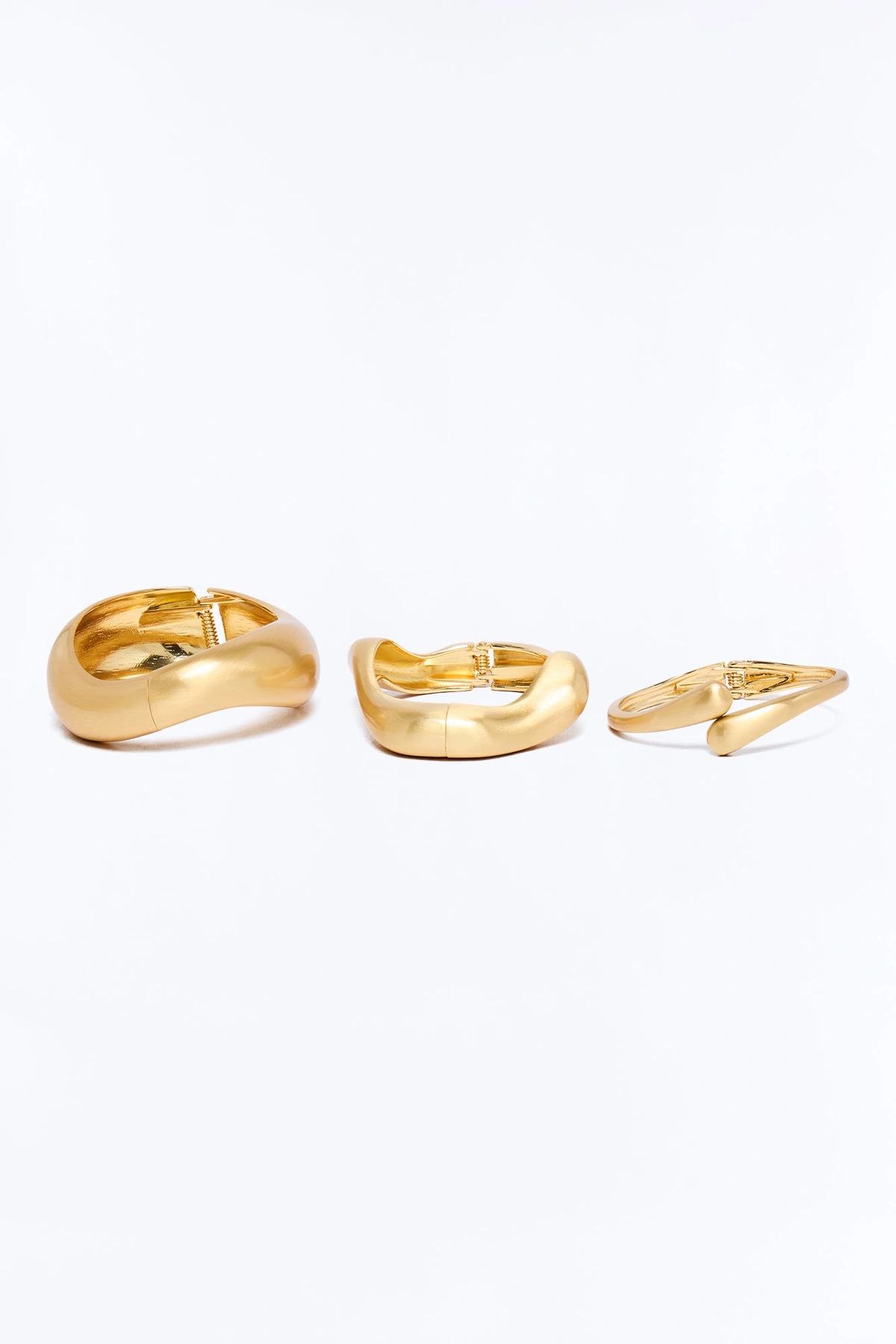 Back Again 3 Piece Bracelet Set - Antique Gold — Antique Dourado