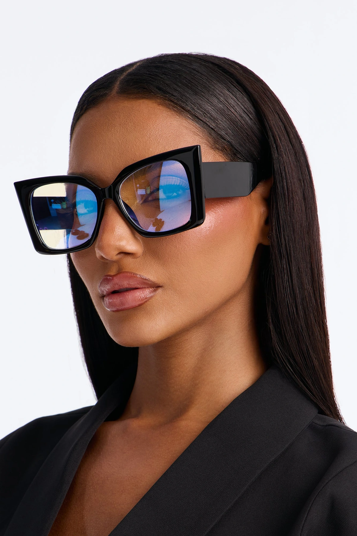 Milk And Honey Blue Light Glasses - Black — Preto