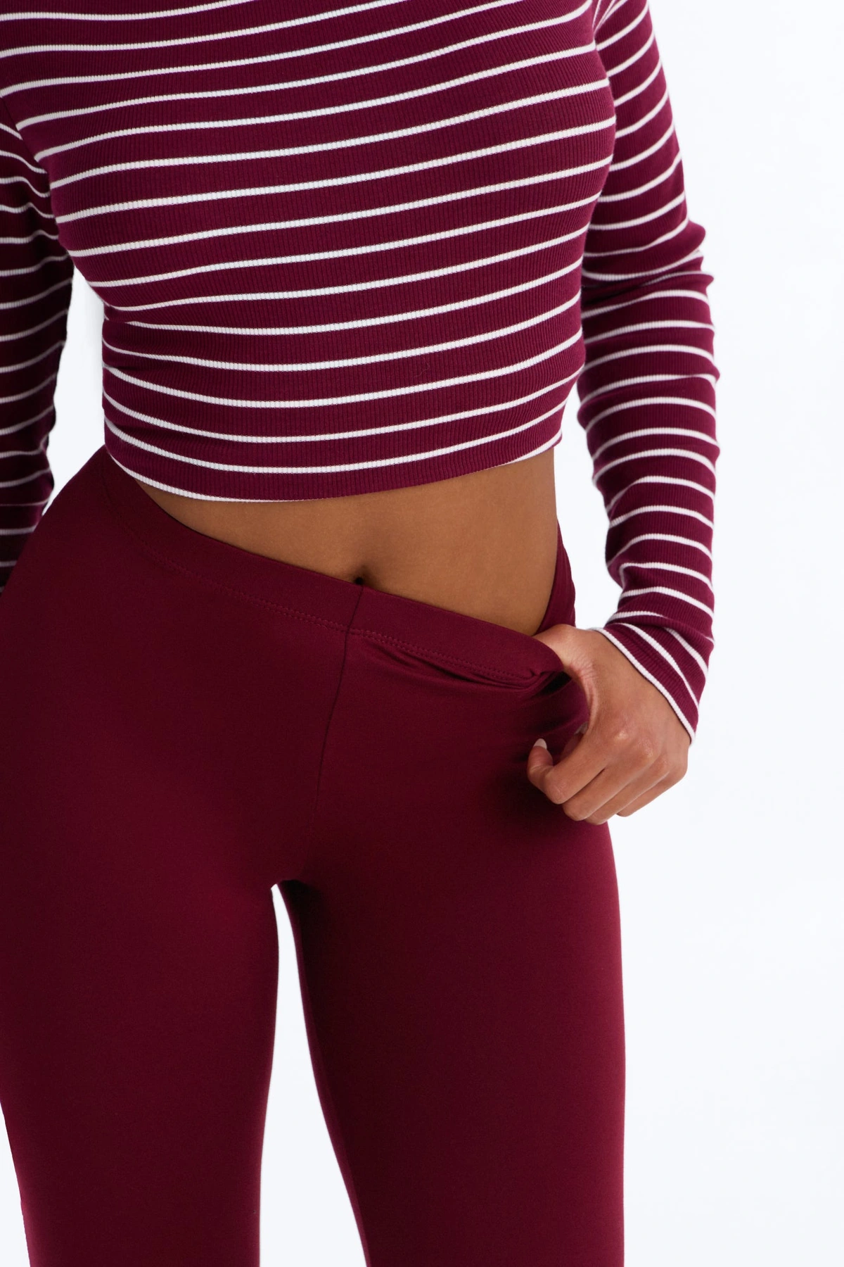 Almost Every Day Leggings - Wine — Vinho
