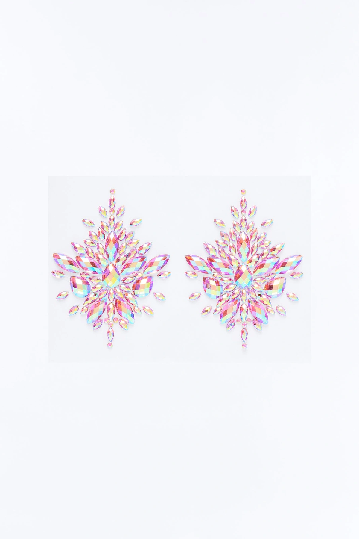 Shining In Color Face And Body Jewels - Multi Color — Multicolor