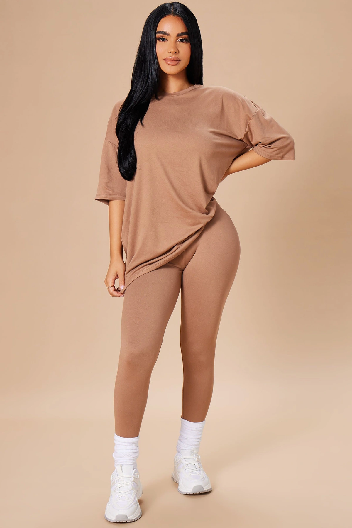 Weekend Vibes Legging Set - Mocha — Moca
