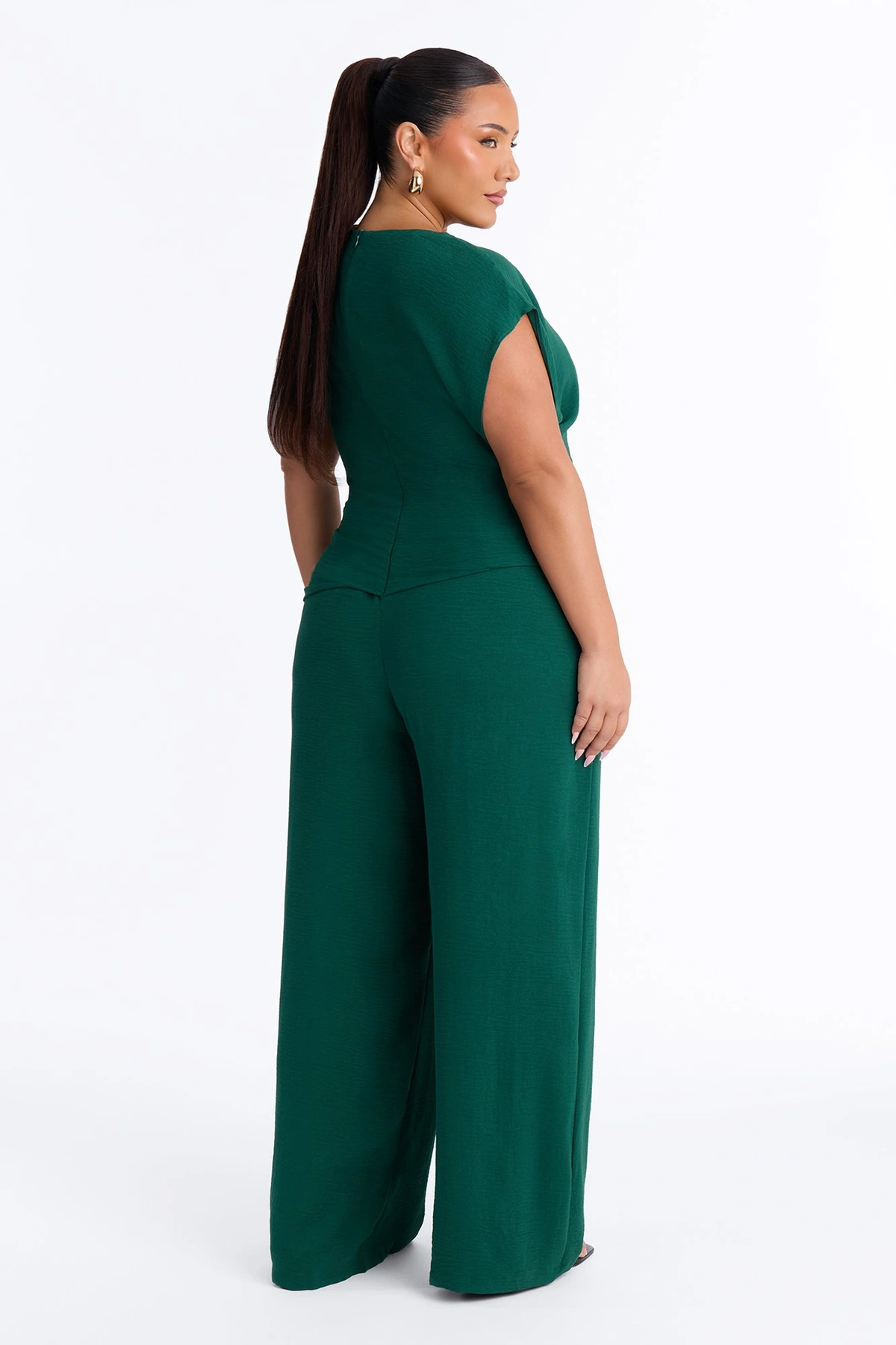 Best Influence High Neck Jumpsuit - Hunter — Verde-escuro