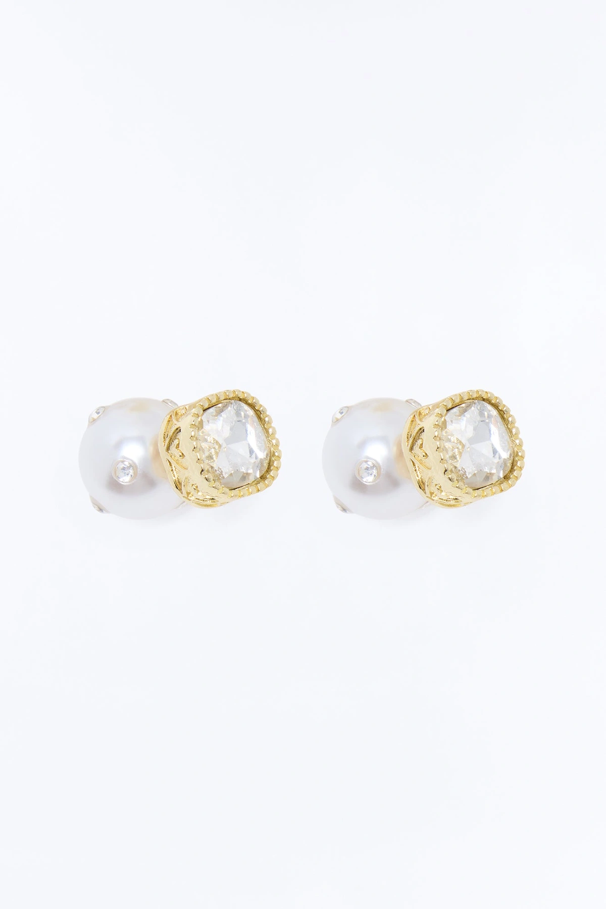 Scarlett Stud Earrings - Gold — Dourado