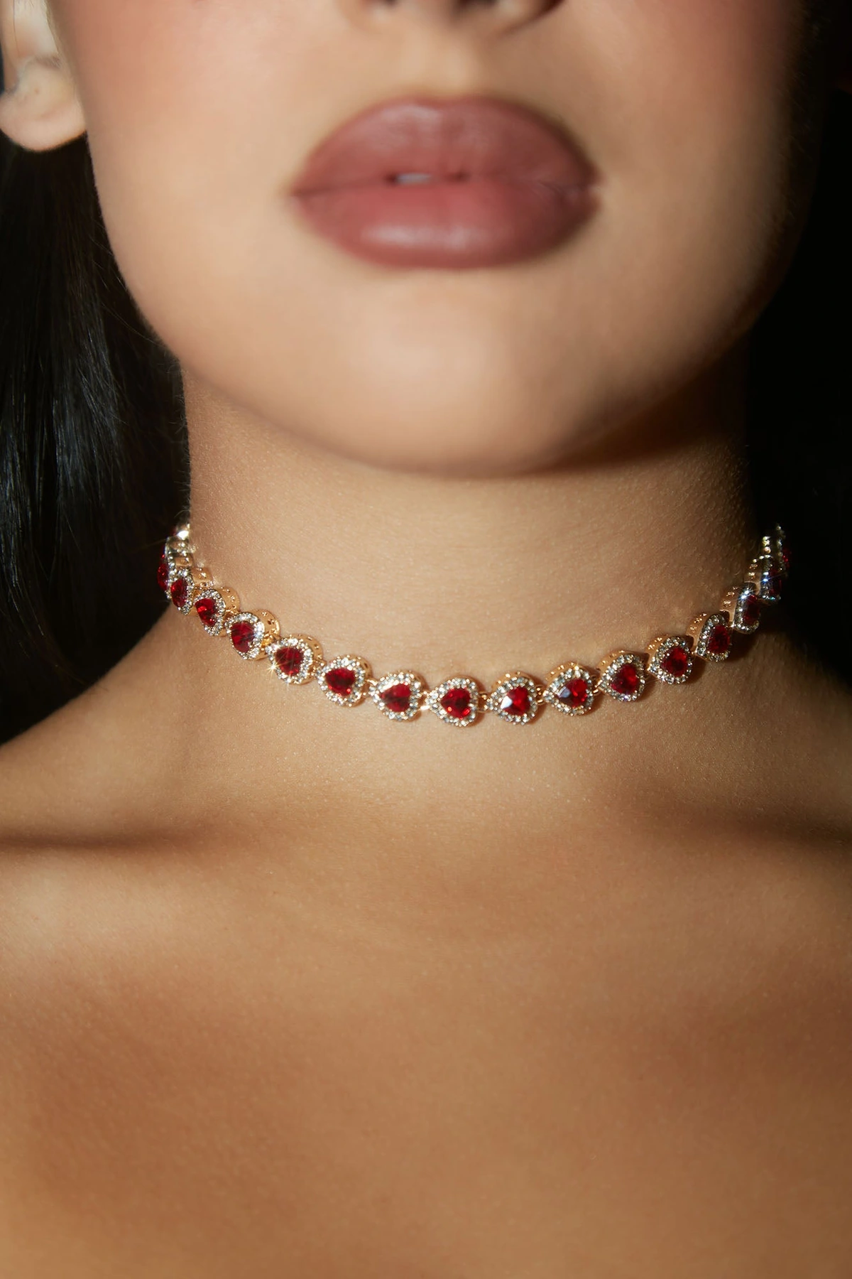 Loving On You Choker - Red — Vermelho