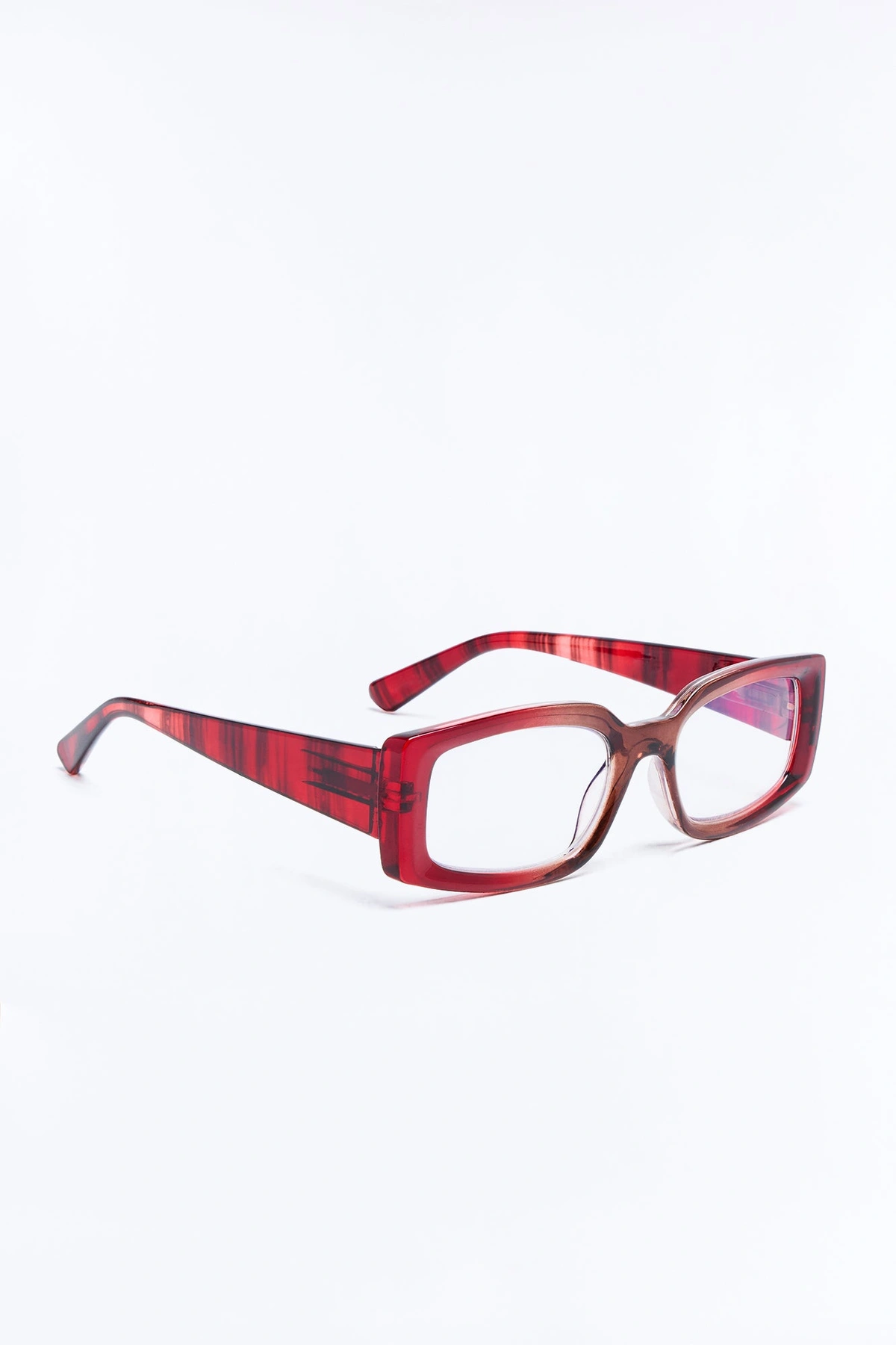 Geek But Chic Blue Light Glasses - Red/combo — Vermelho/combinação