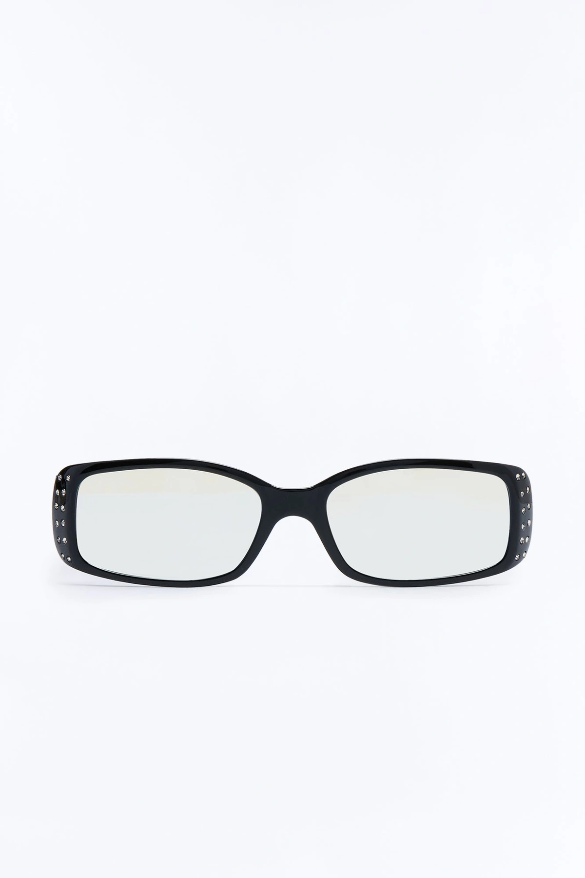Baddie Book Club Blue Light Glasses - Black — Preto