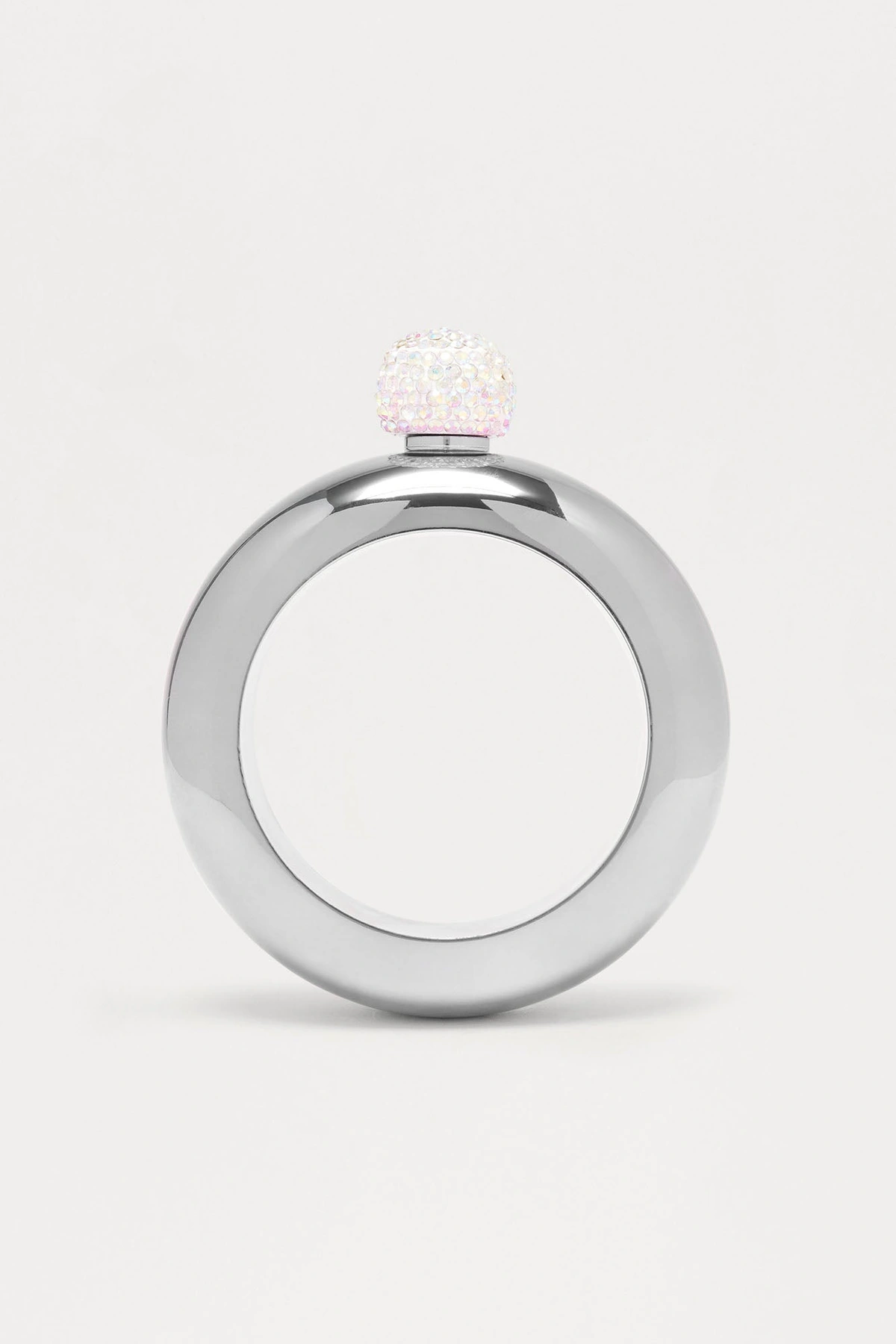 Hidden Gem Flask - Silver — Prateado