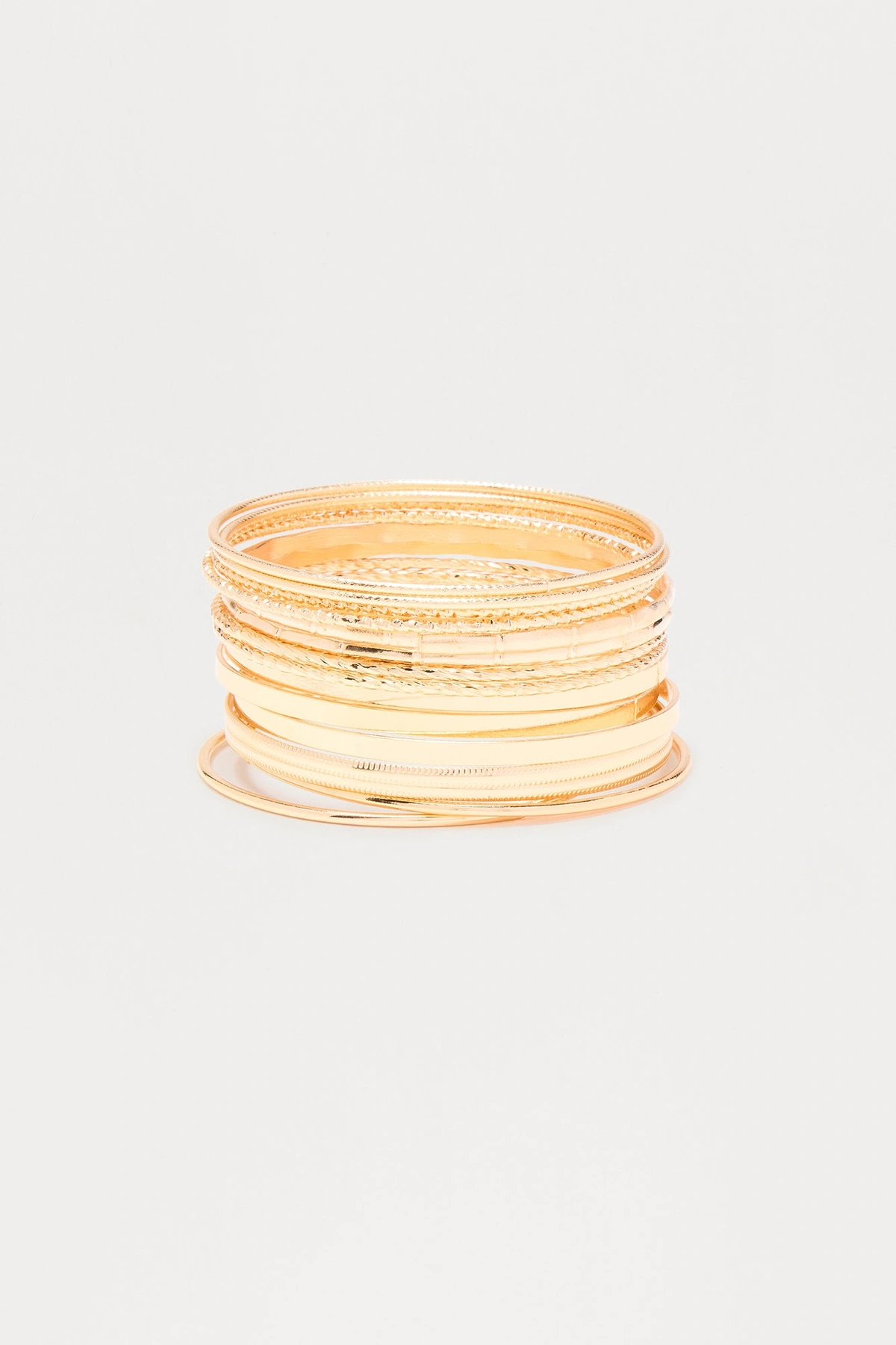 Liliana 15 Piece Bangle Set - Gold — Dourado