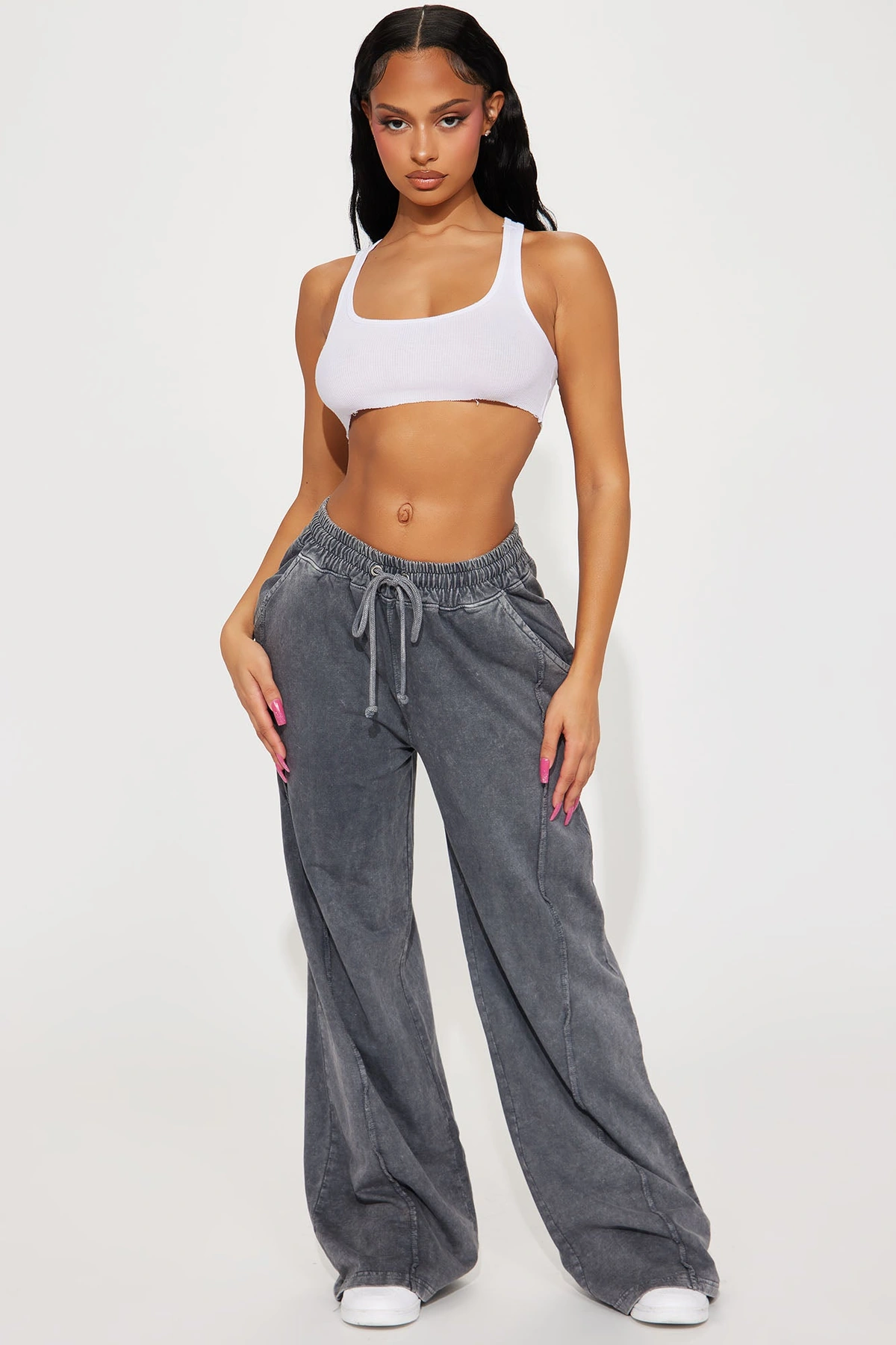 Chill Side Lounge Pant - Charcoal — Cinzento-escuro