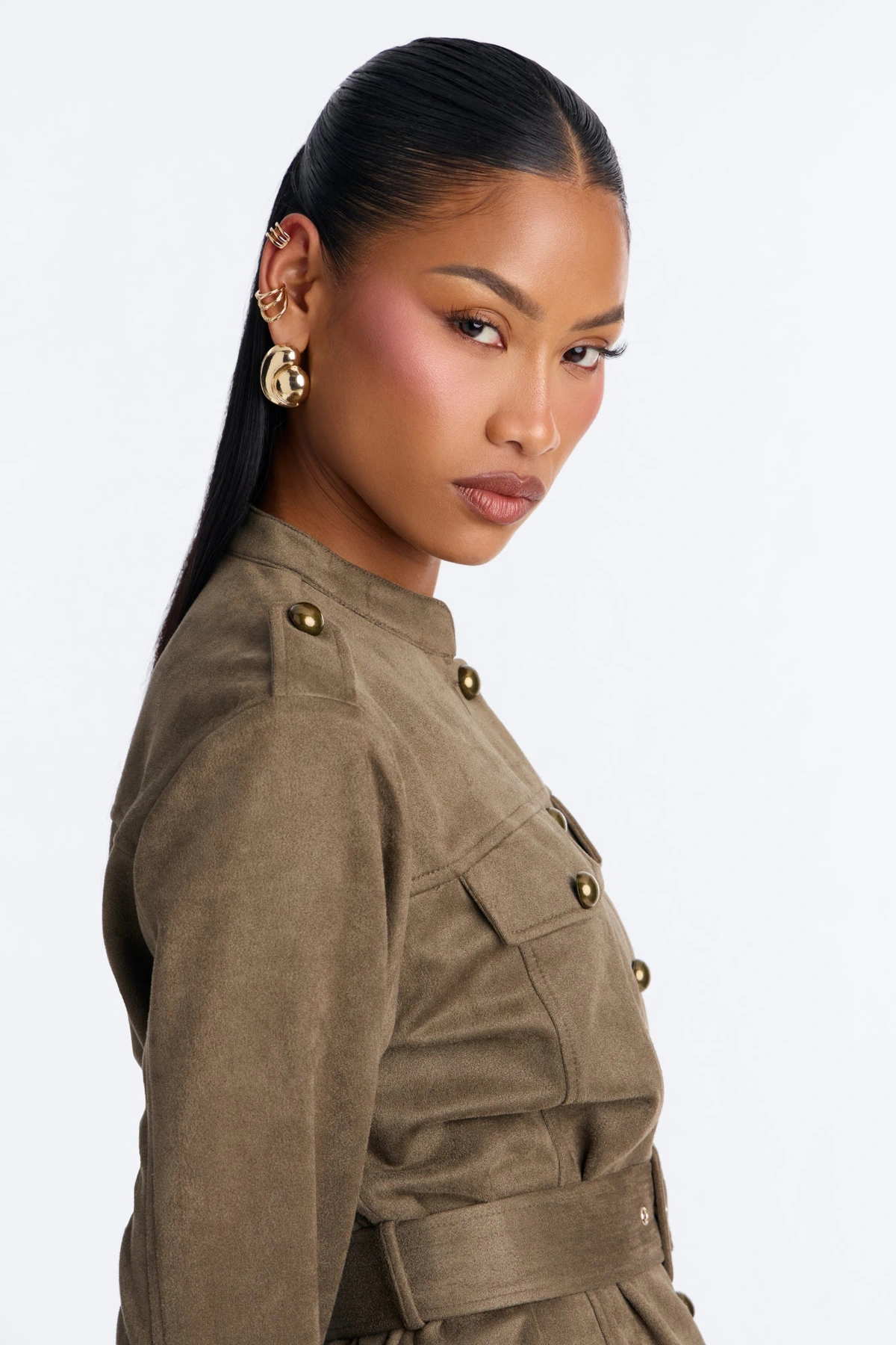 Weekender 2 Piece Ear Cuff Set - Gold — Dourado