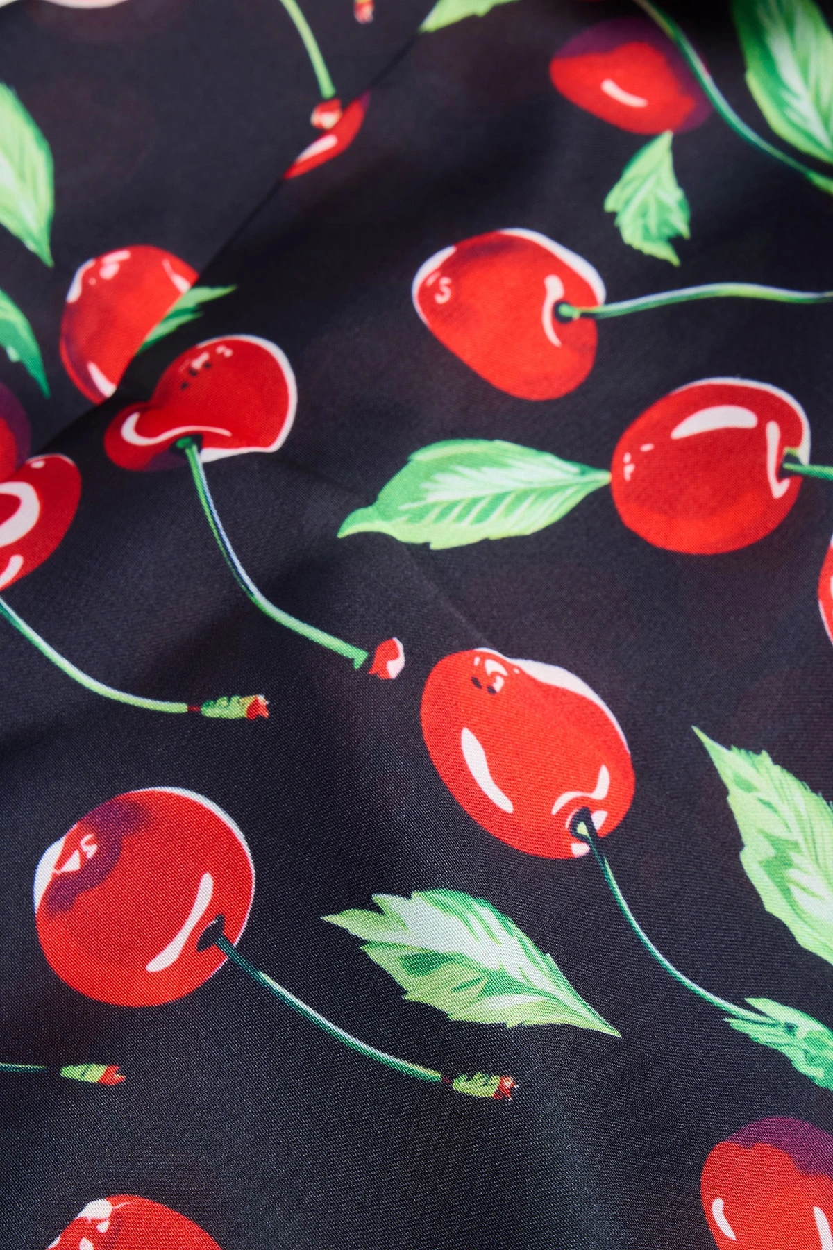 Cherry Pop Head Wrap - Black/Red — Preto/Vermelho