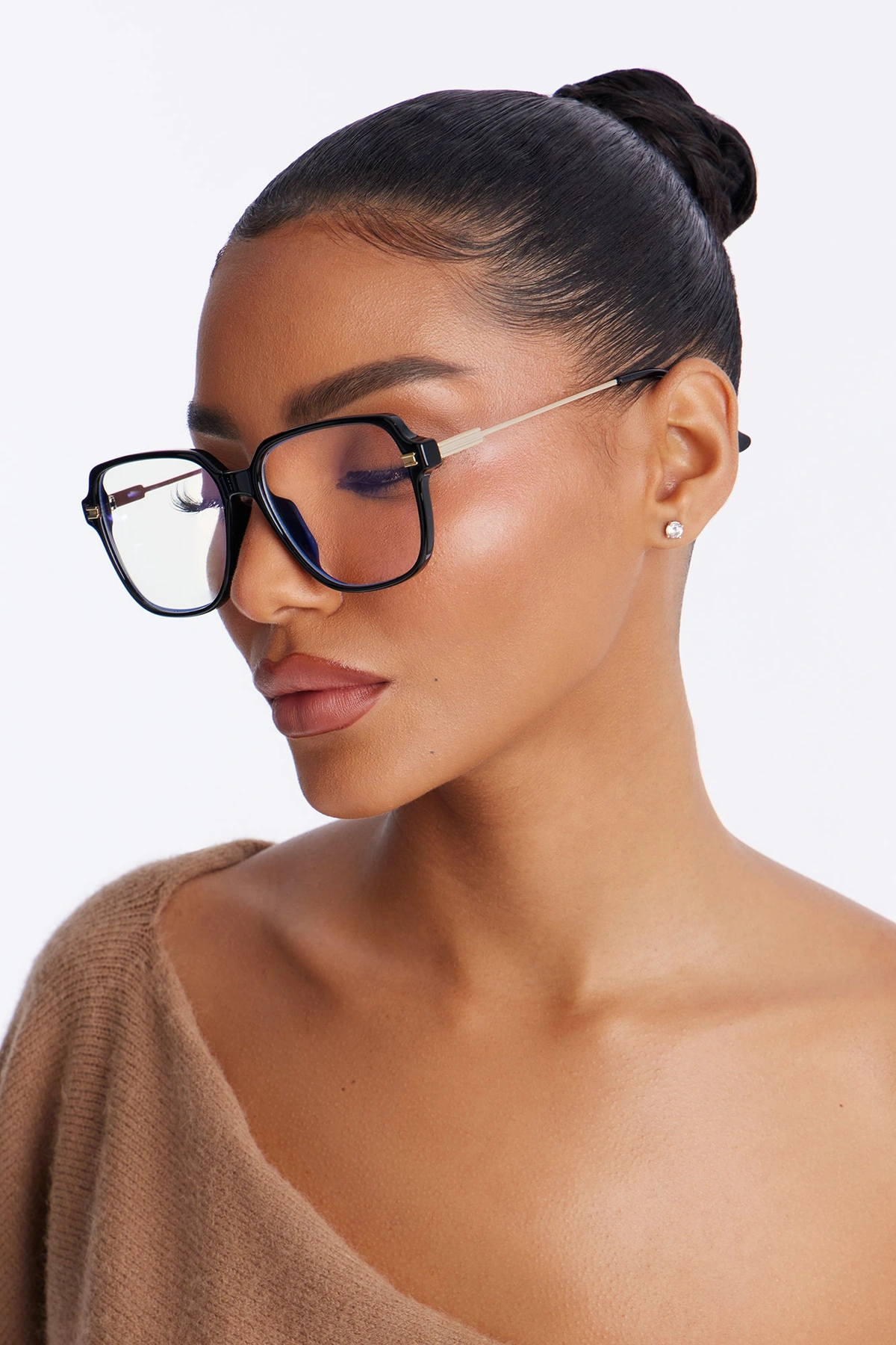 Office Hours Blue Light Glasses - Black — Preto