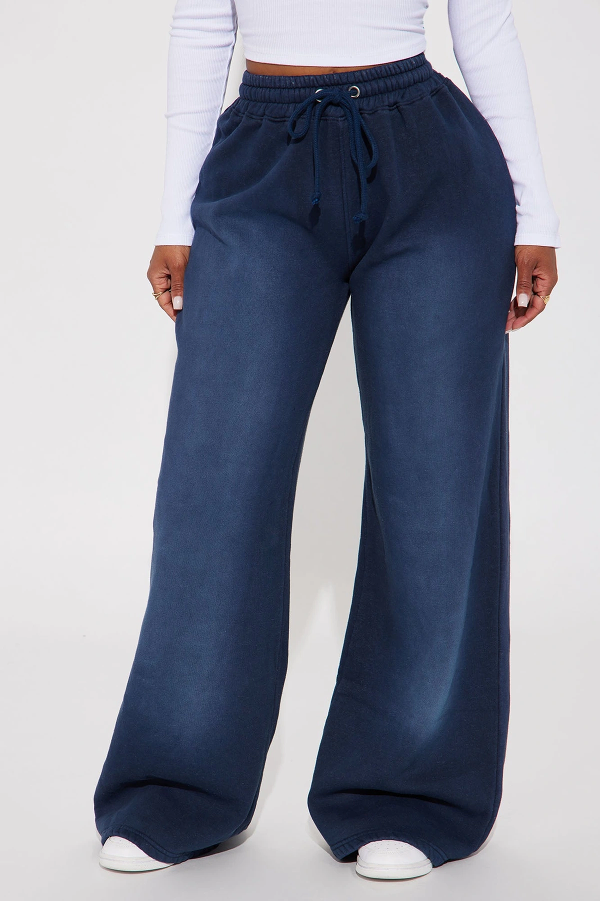 Gianna Washed Lounge Pant - Blue — Azul