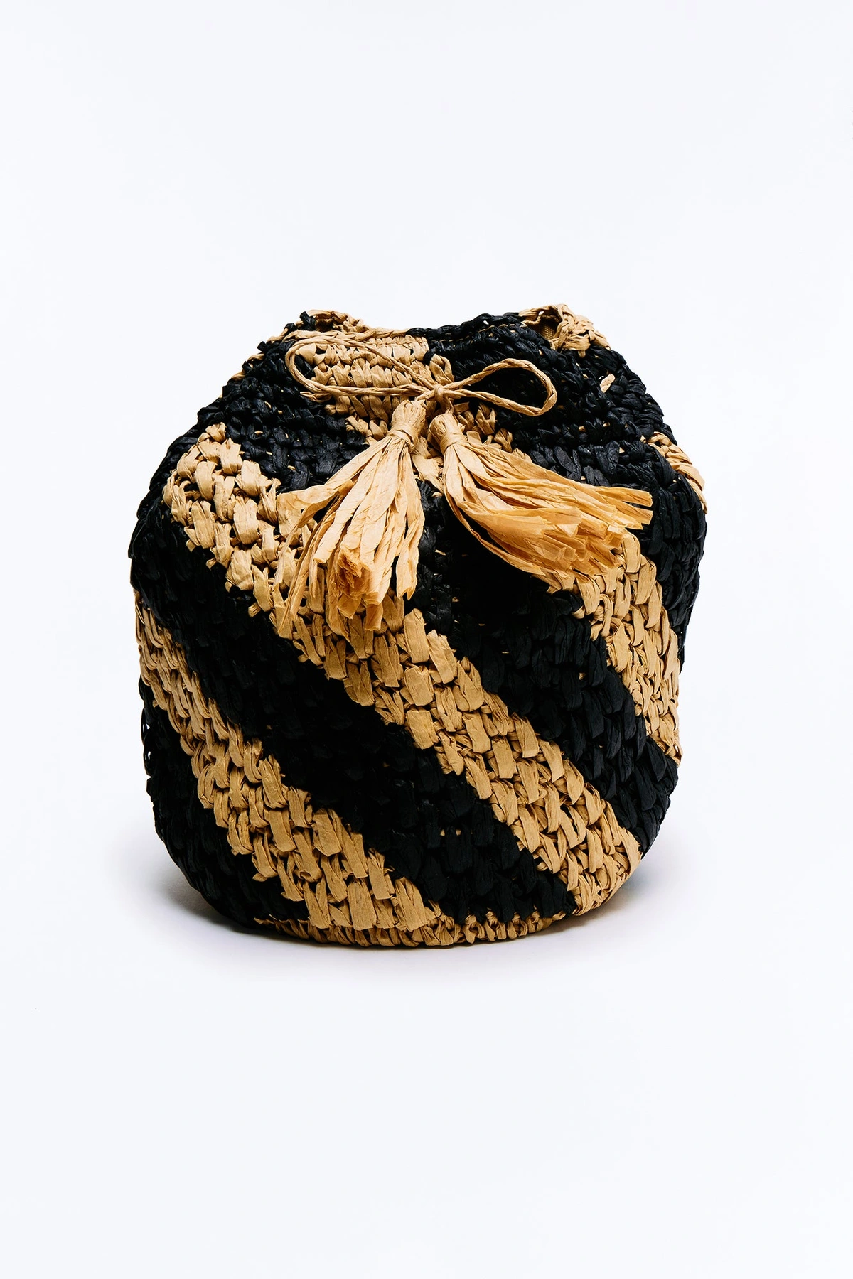 Take Me To Maui Straw Crossbody Bag - Natural/Combo — Natural/combinação