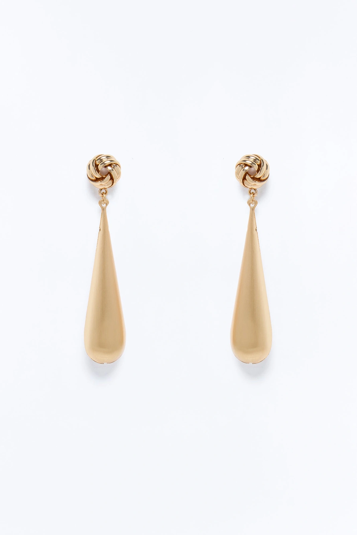 Laurell Drop Earrings - Gold — Dourado