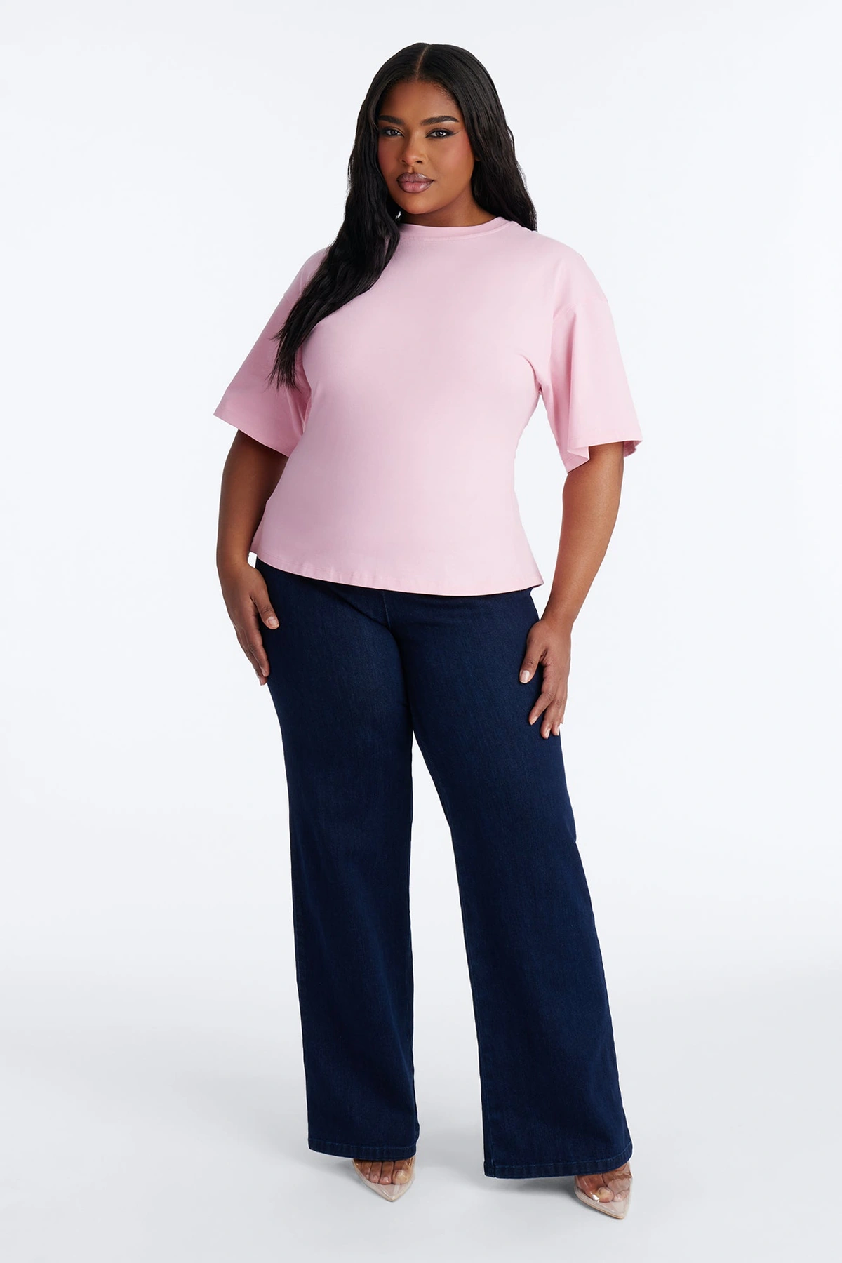Jayden Fitted T-Shirt - Pink — Rosa