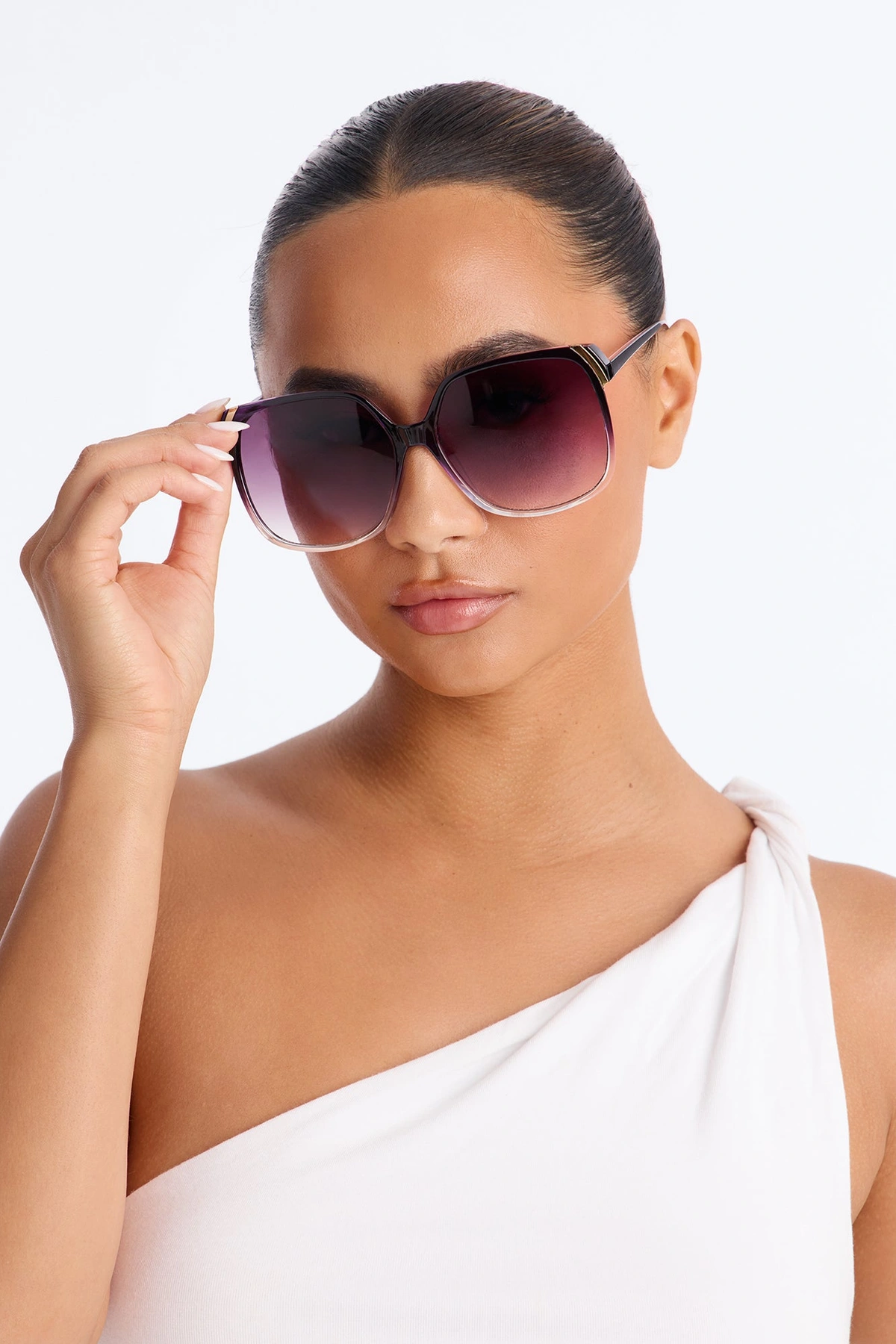 My Hot Take Sunglasses - Purple/combo — Roxo/combinação