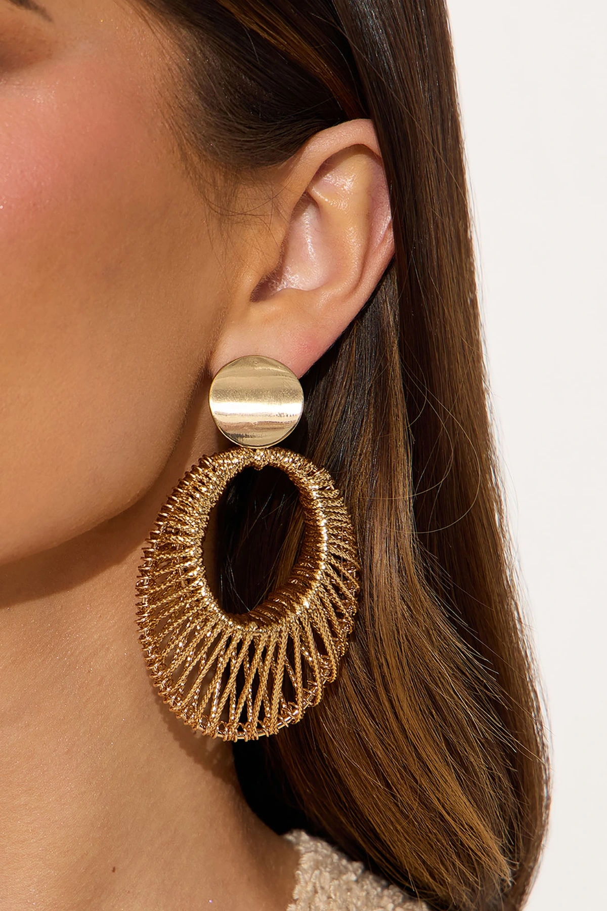 Zinnia Earrings - Gold — Dourado